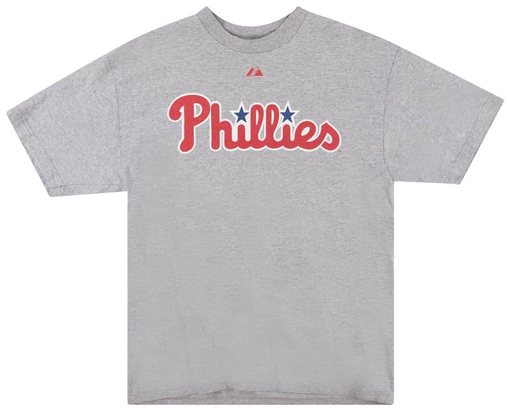 2000s Philadelphia Phillies Utley #26 Majestic Graphic Tee L