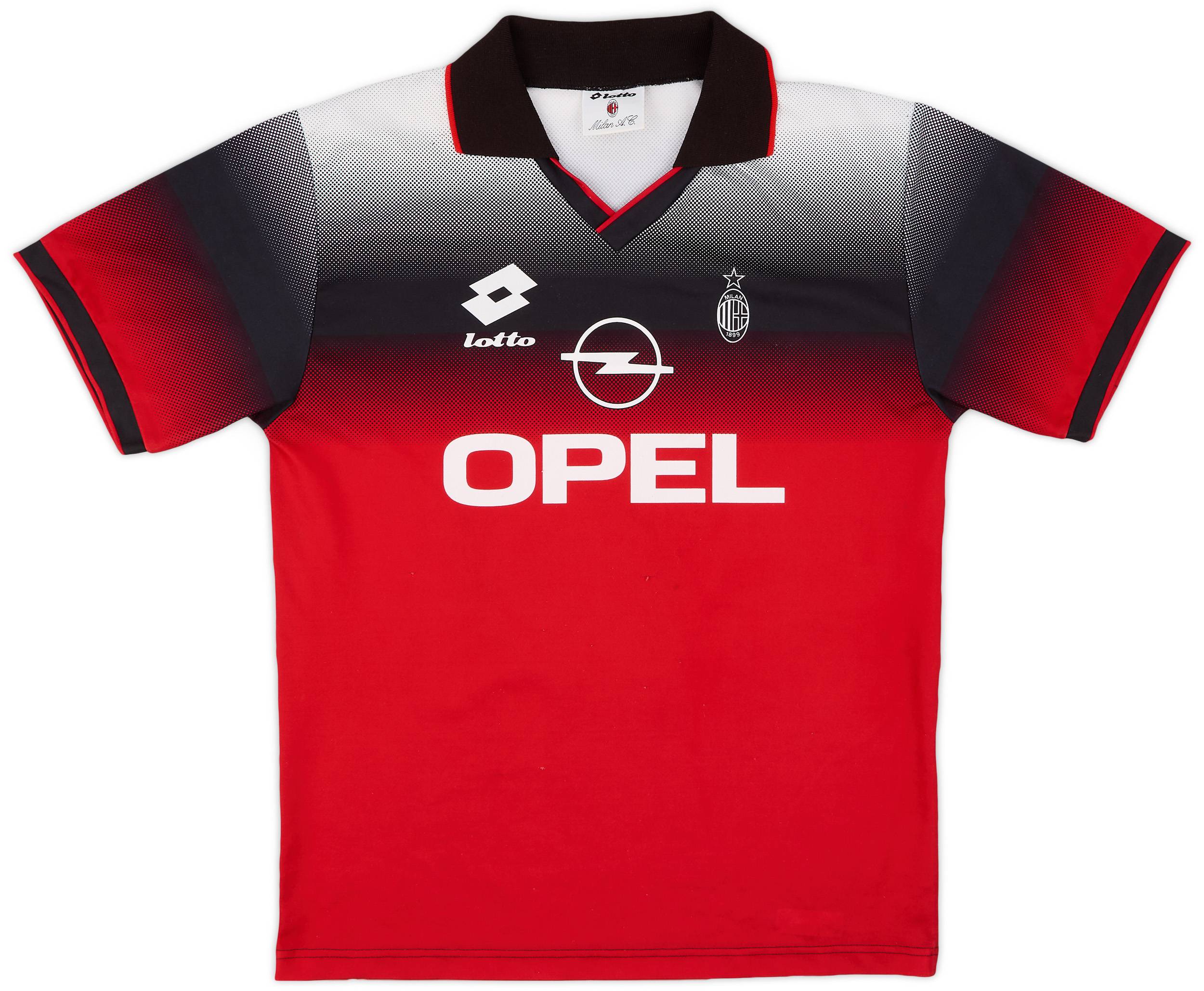 1995-96 AC Milan Lotto Training Shirt - 6/10 - (L)