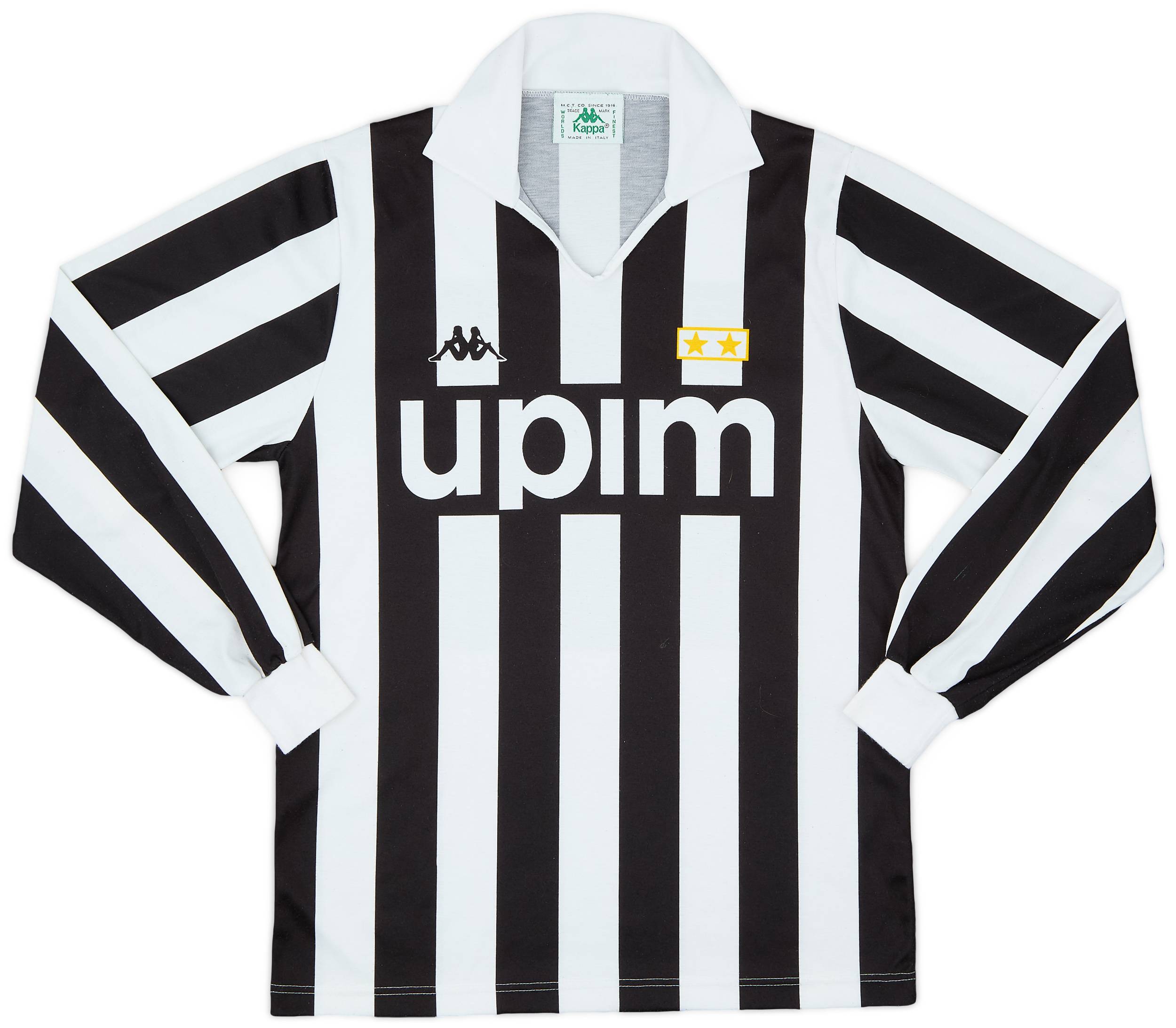 1991-92 Juventus Home L/S Shirt - 7/10 - (S)