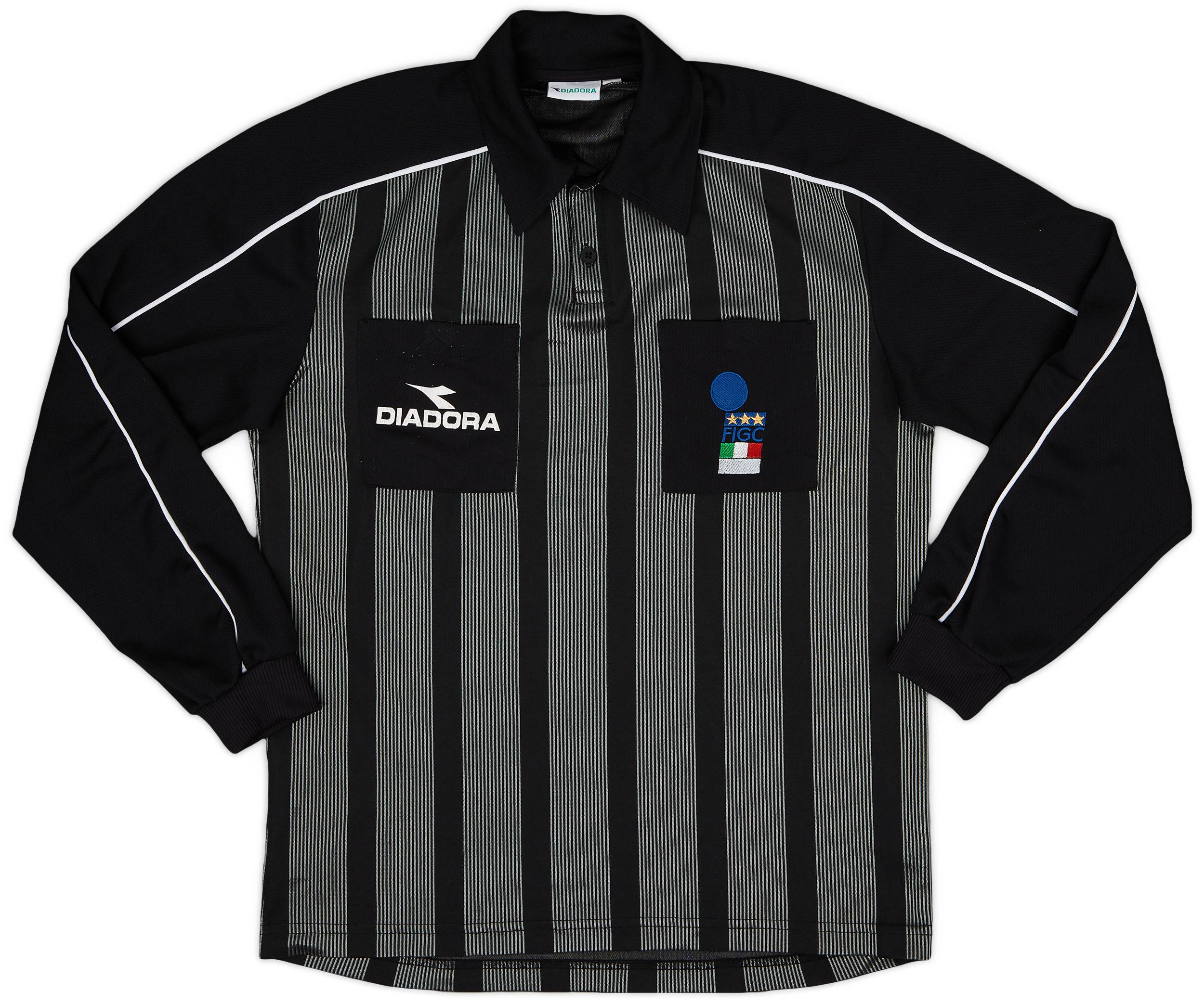 1990s Italy FIGC Diadora Referee L/S Shirt - 6/10 - (L)