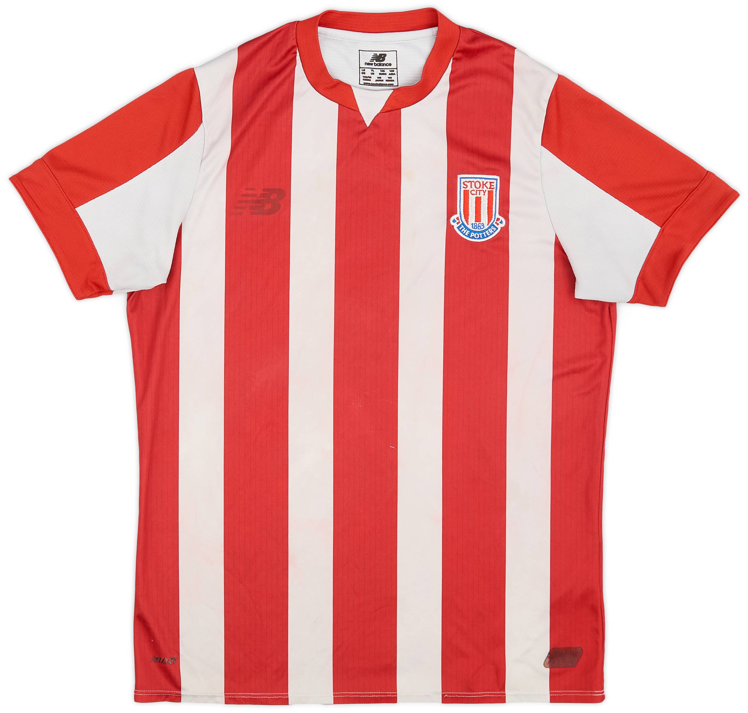 2015-16 Stoke City Home Shirt - 3/10 - (L.Boys)