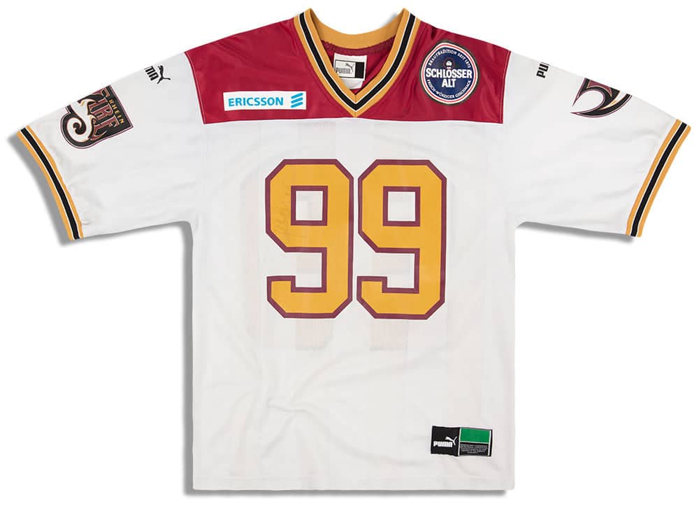 2000 Rhein Fire Fitzpatrick #99 Signed Puma Jersey (Away) S