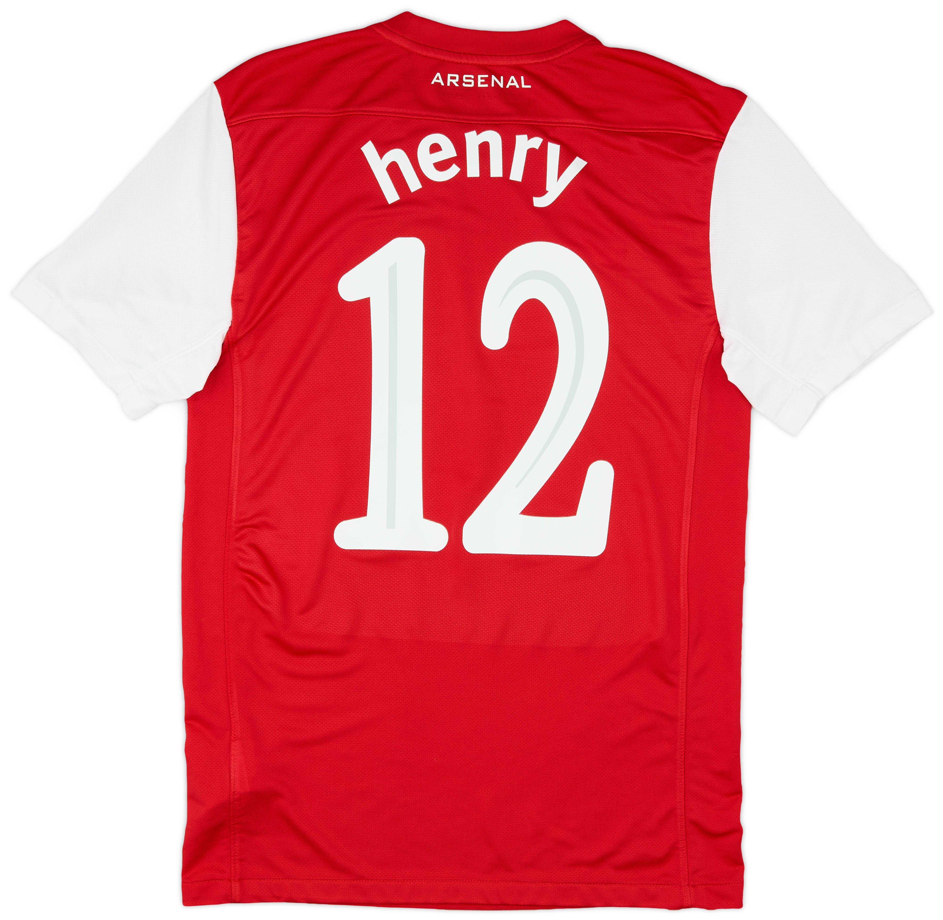 2011-12 Arsenal Home Shirt Henry #12 - 9/10 - (S)