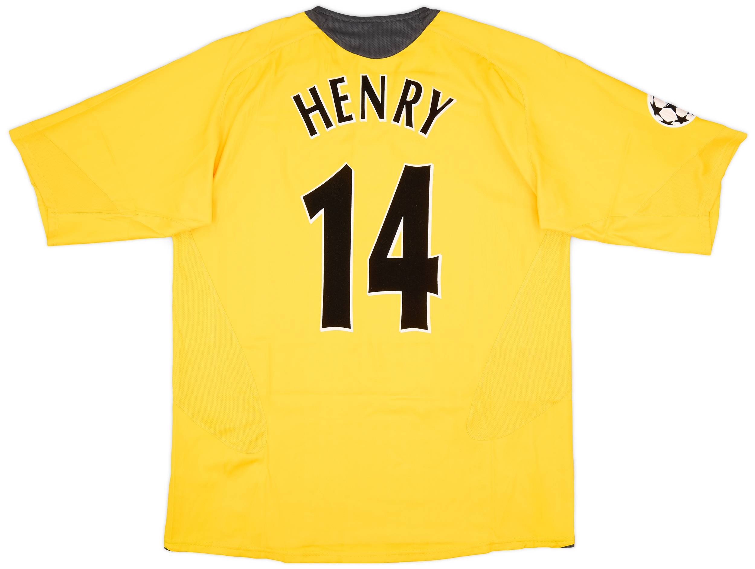 2005-06 Arsenal Champions League Final Away Shirt Henry #14 (XL)