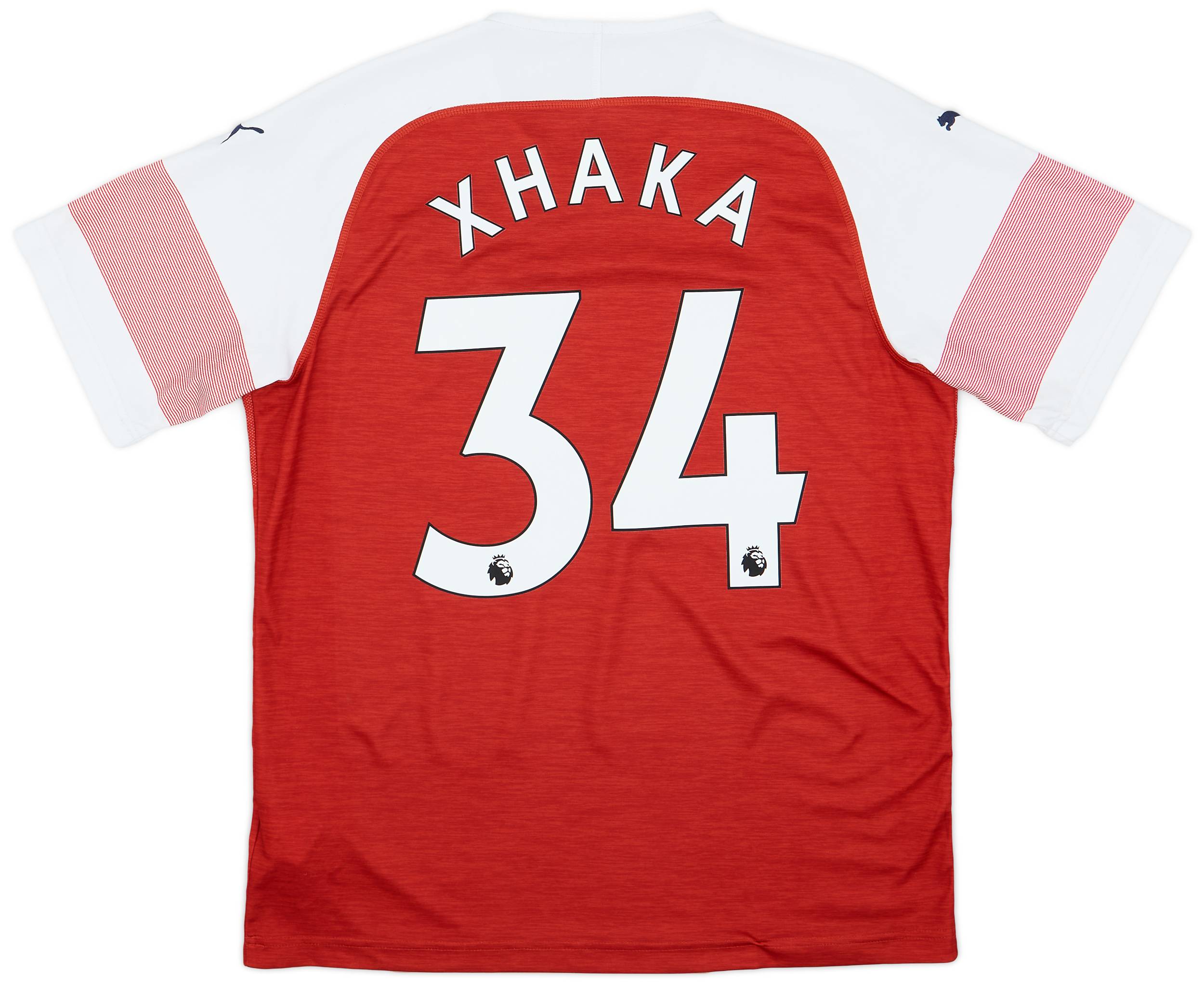 2018-19 Arsenal Home Shirt Xhaka #34 - 7/10 - (L)