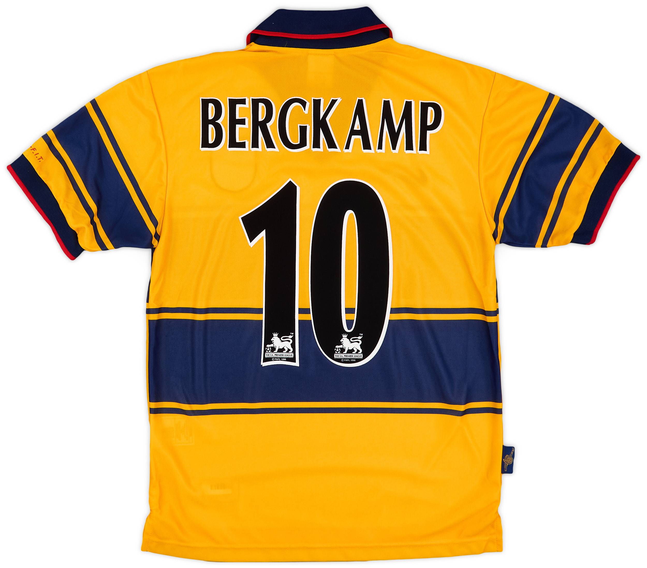 1997-99 Arsenal Away Shirt Bergkamp #10 (XS)