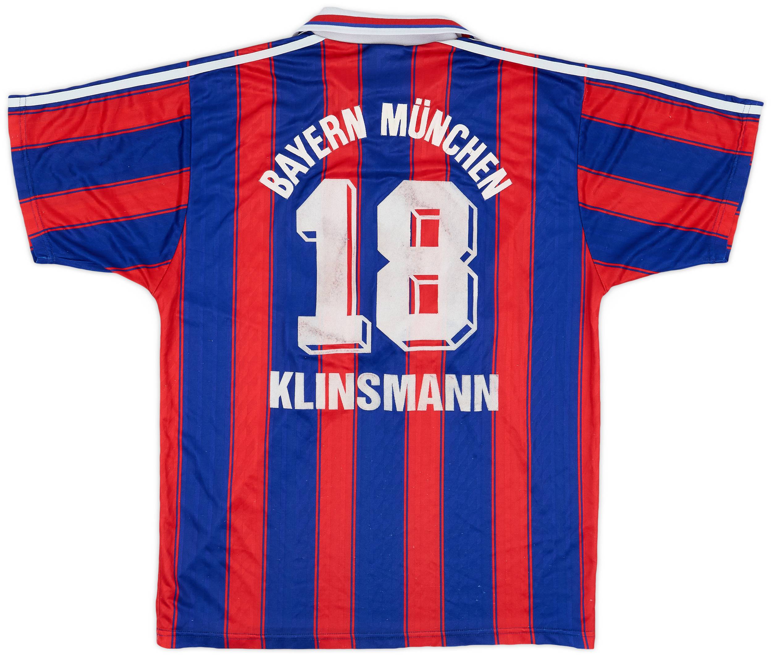 1995-97 Bayern Munich Home Shirt Klinsmann #18 - 5/10 - (M)