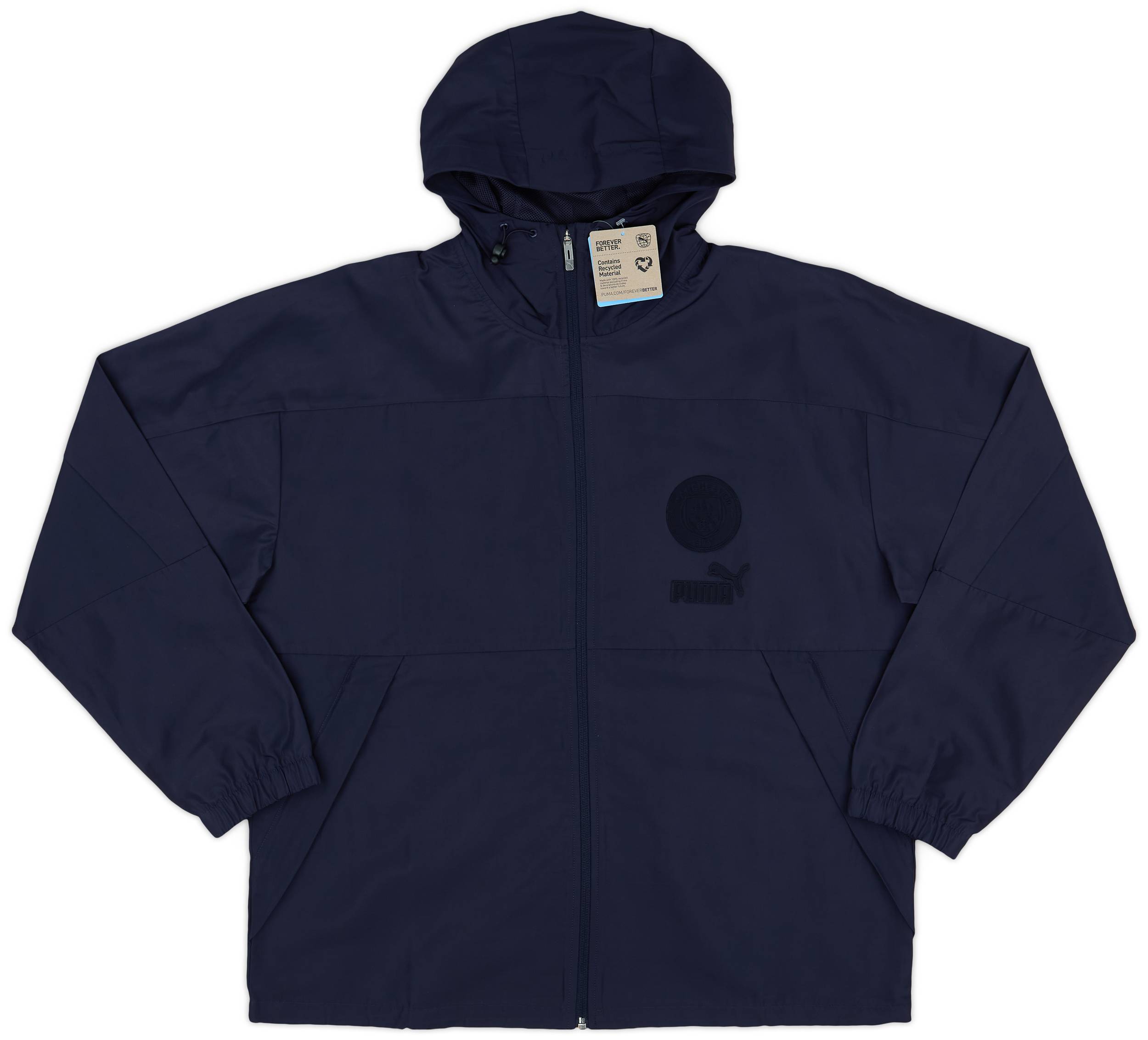2024-25 Manchester City Puma FtblMonochrome Hooded Jacket