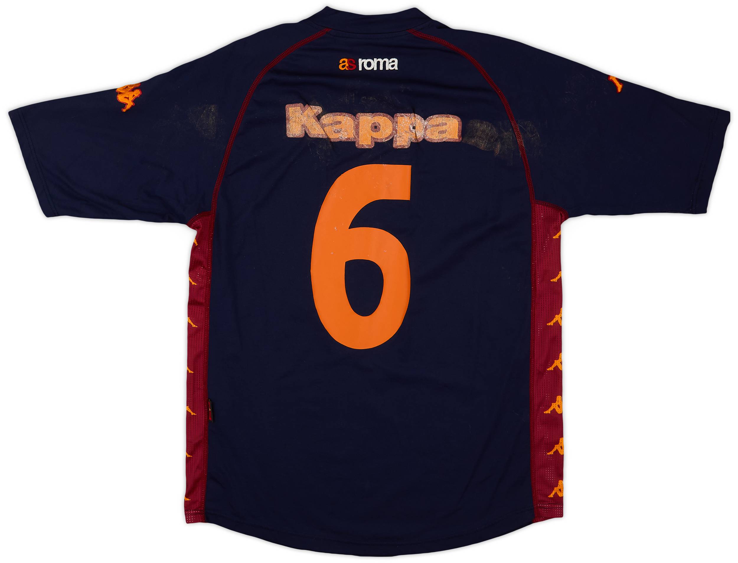 2001-02 Roma Kappa Training Shirt #6 - 4/10 - (L)
