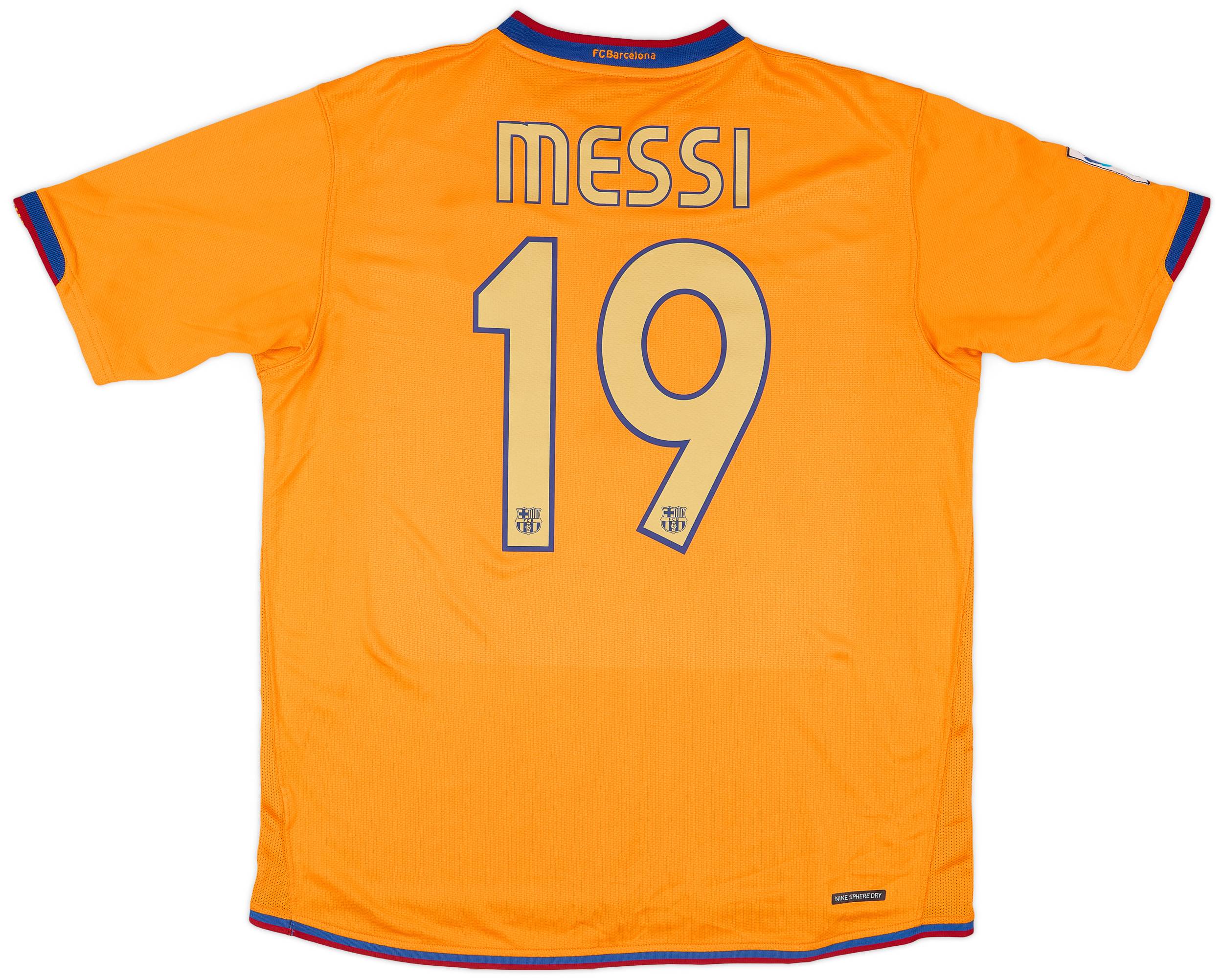 2006-08 Barcelona Away Shirt Messi #19 - 8/10 - (L)