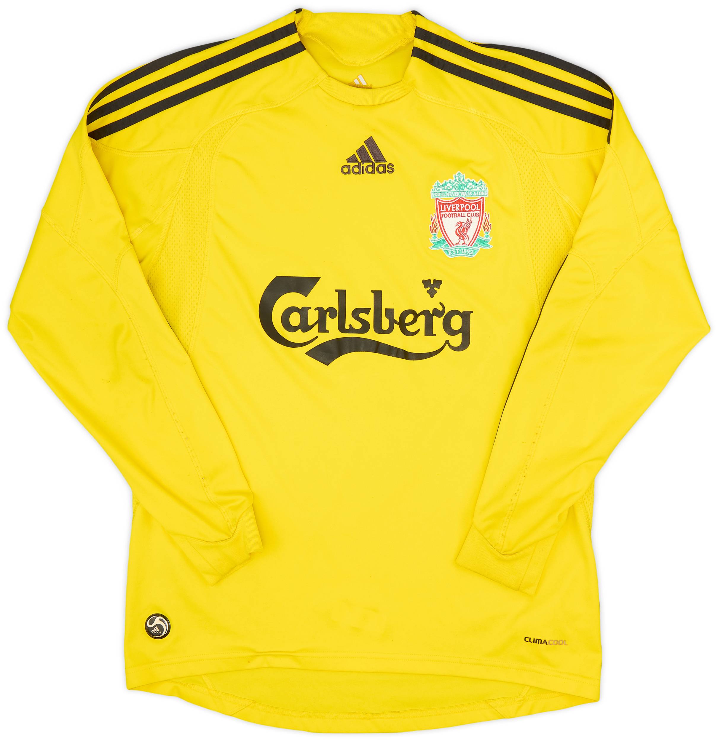 2009-10 Liverpool GK Shirt - 7/10 - (XL.Boys)