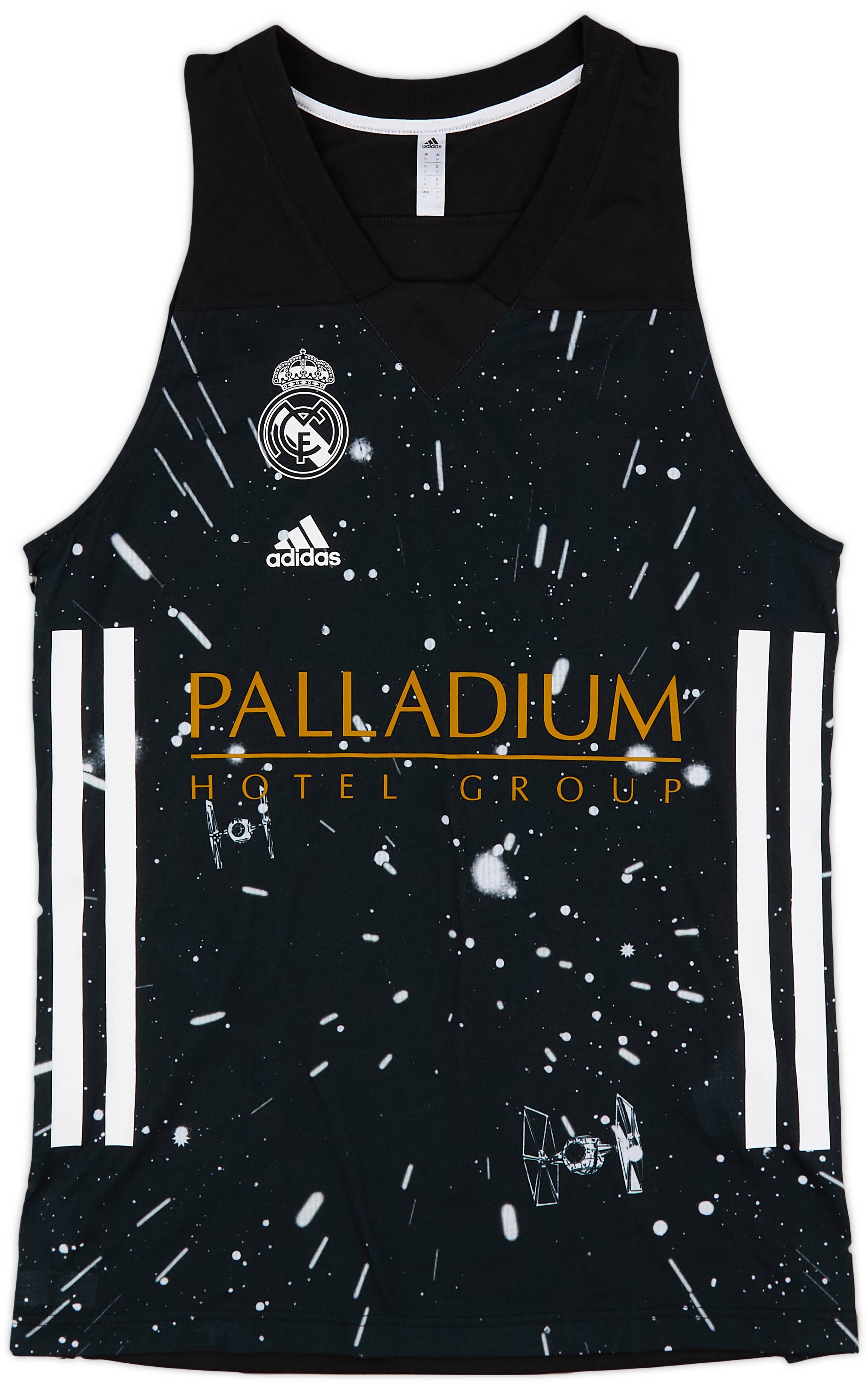 2021-22 Real Madrid adidas Star Wars Basketball Vest - 9/10 - (M)