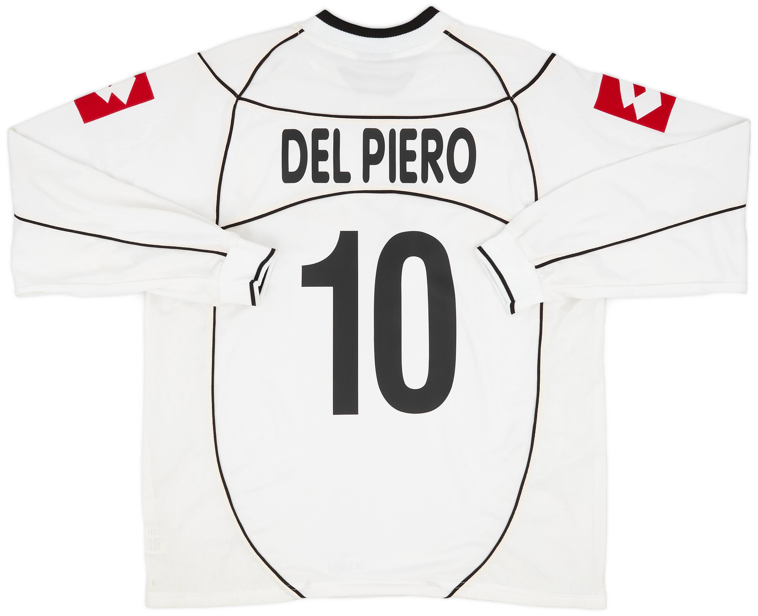 2002-03 Juventus Away L/S Shirt Del Piero #10 (XL)
