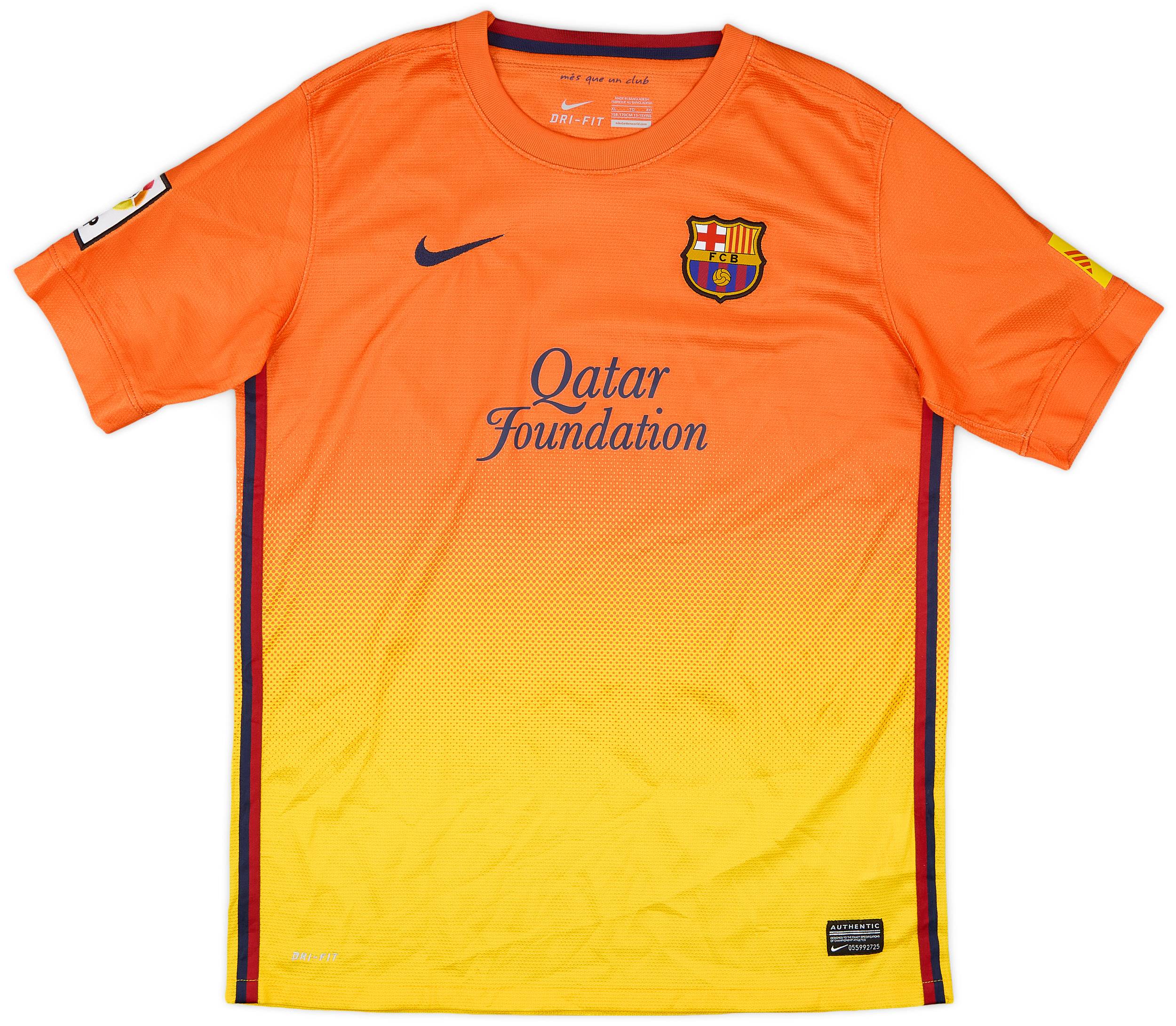 2012-13 Barcelona Away Shirt - 9/10 - (XL.Boys)