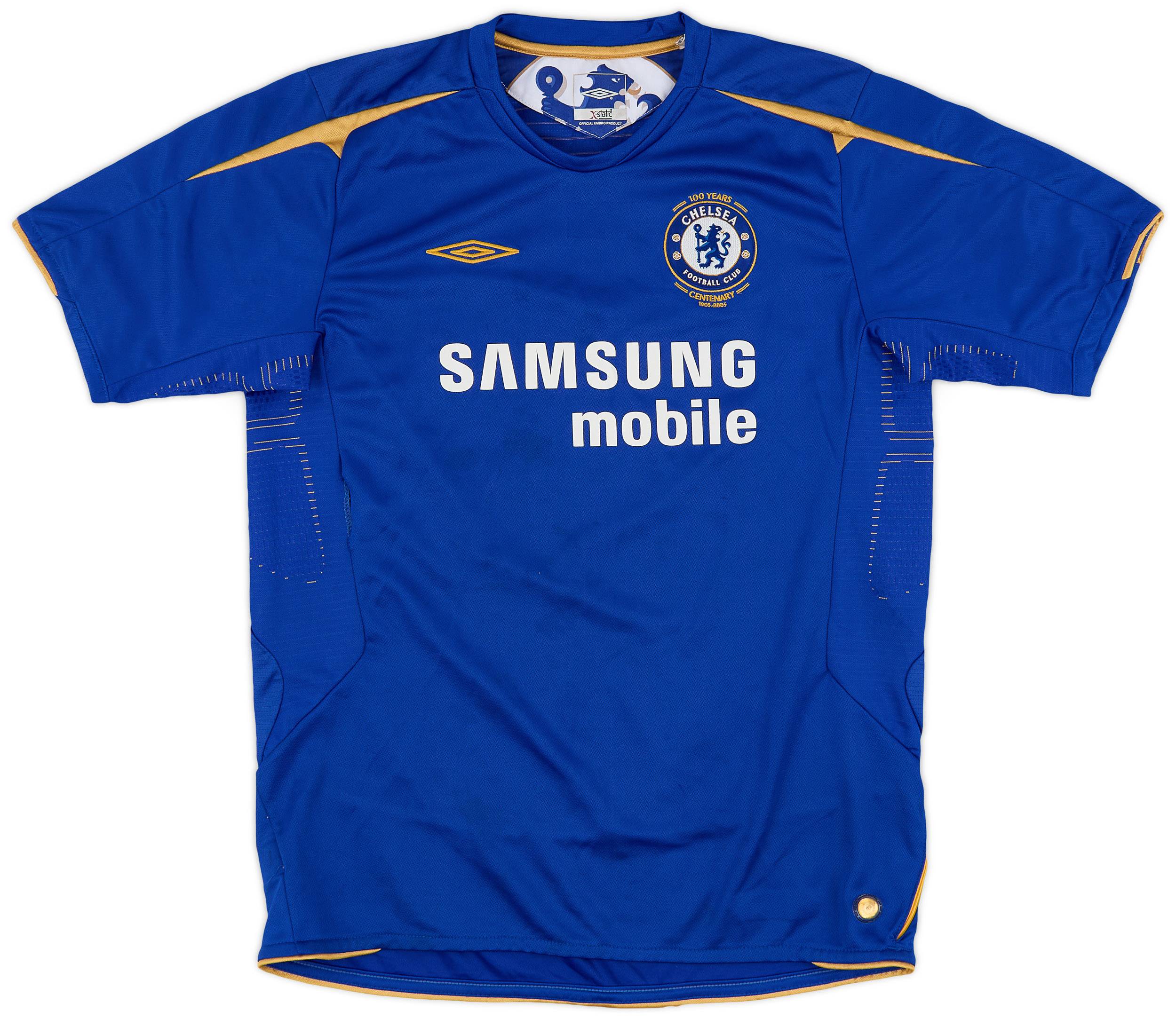 2005-06 Chelsea Centenary Home Shirt - 8/10 - (XL.Boys)