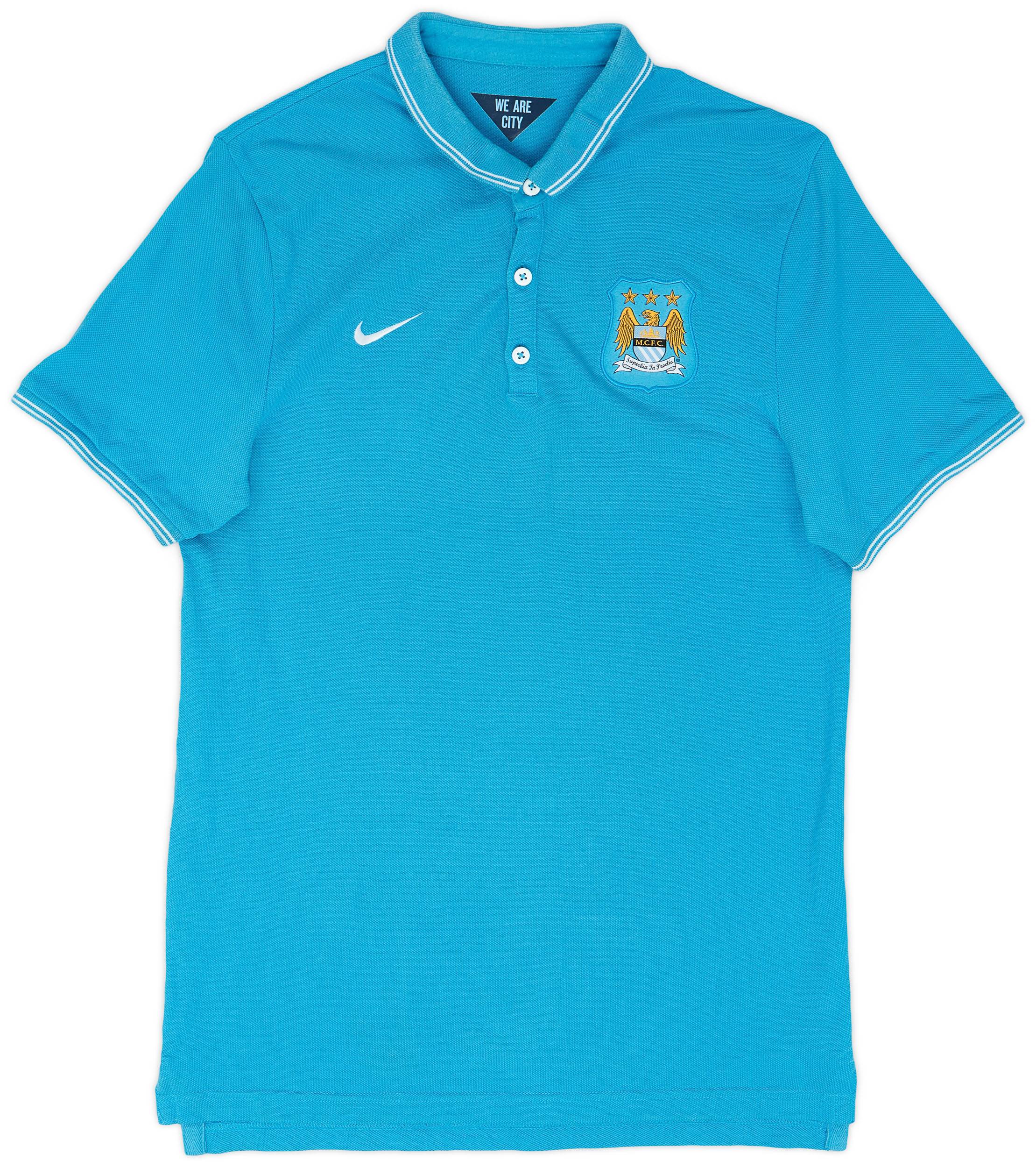 2014-15 Manchester City Nike Polo Shirt - 9/10 - (M)