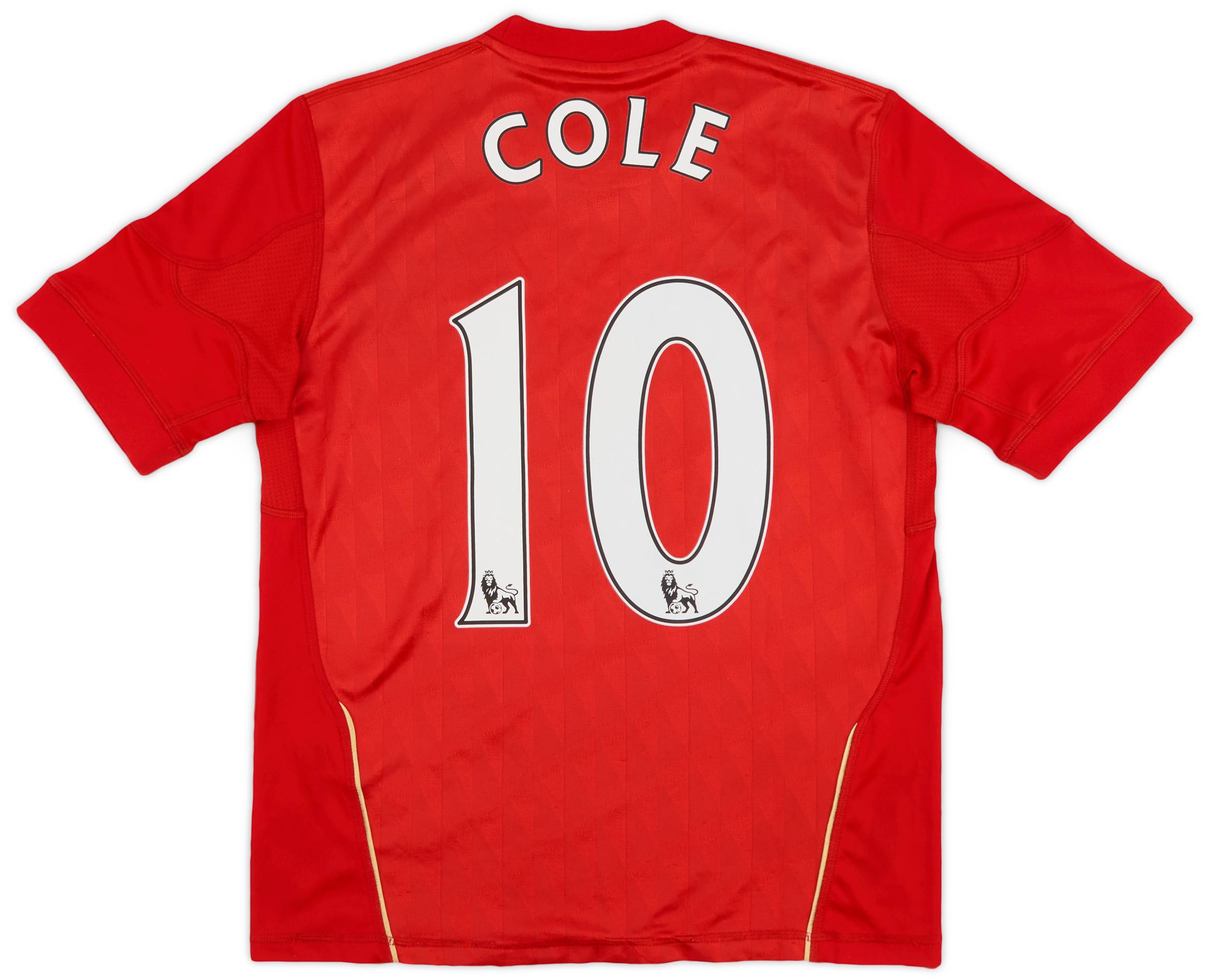 2010-12 Liverpool Home Shirt Cole #10 - 8/10 - (M.Boys)