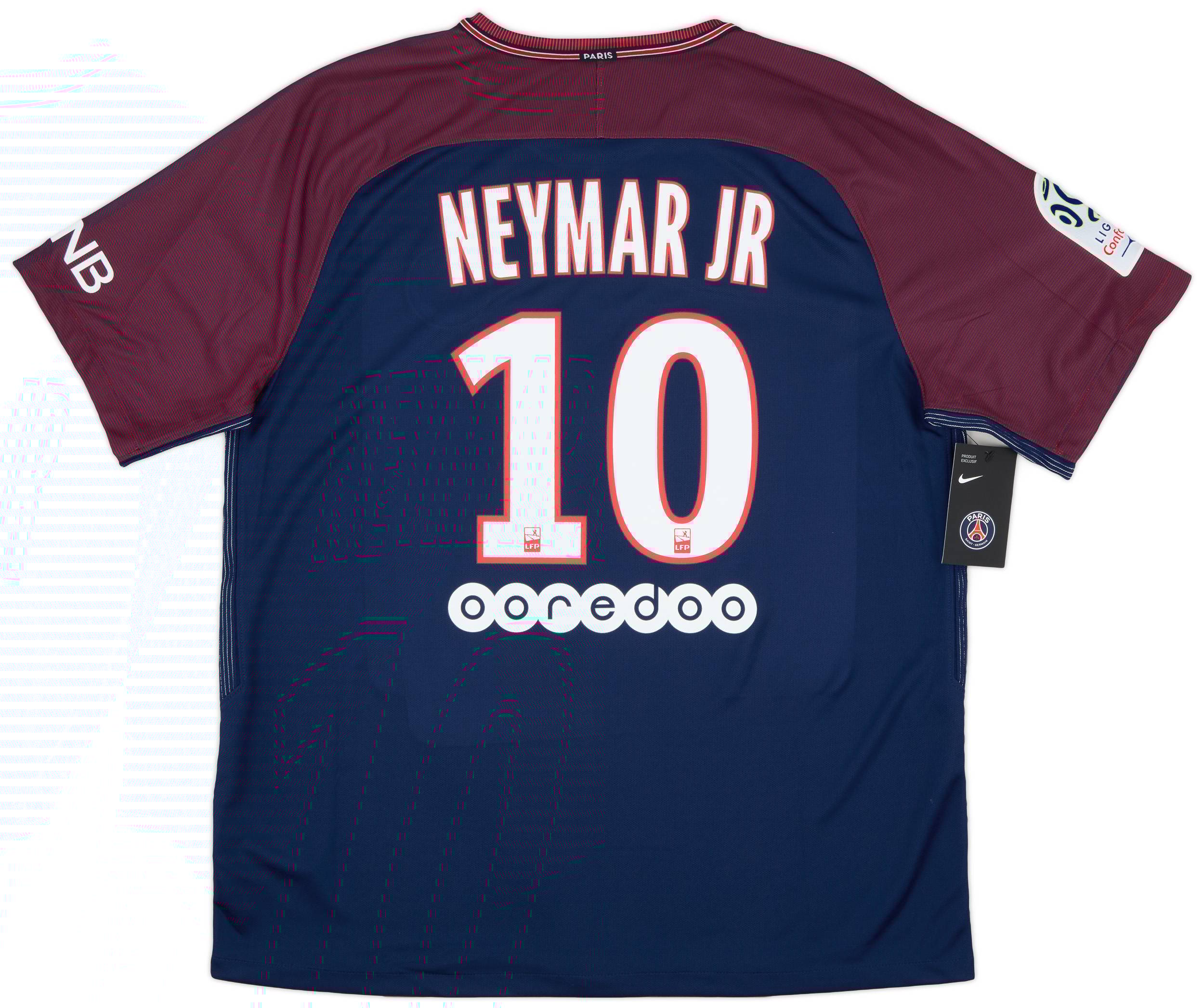 2017-18 Paris Saint-Germain Home Shirt Neymar Jr #10 (XL)