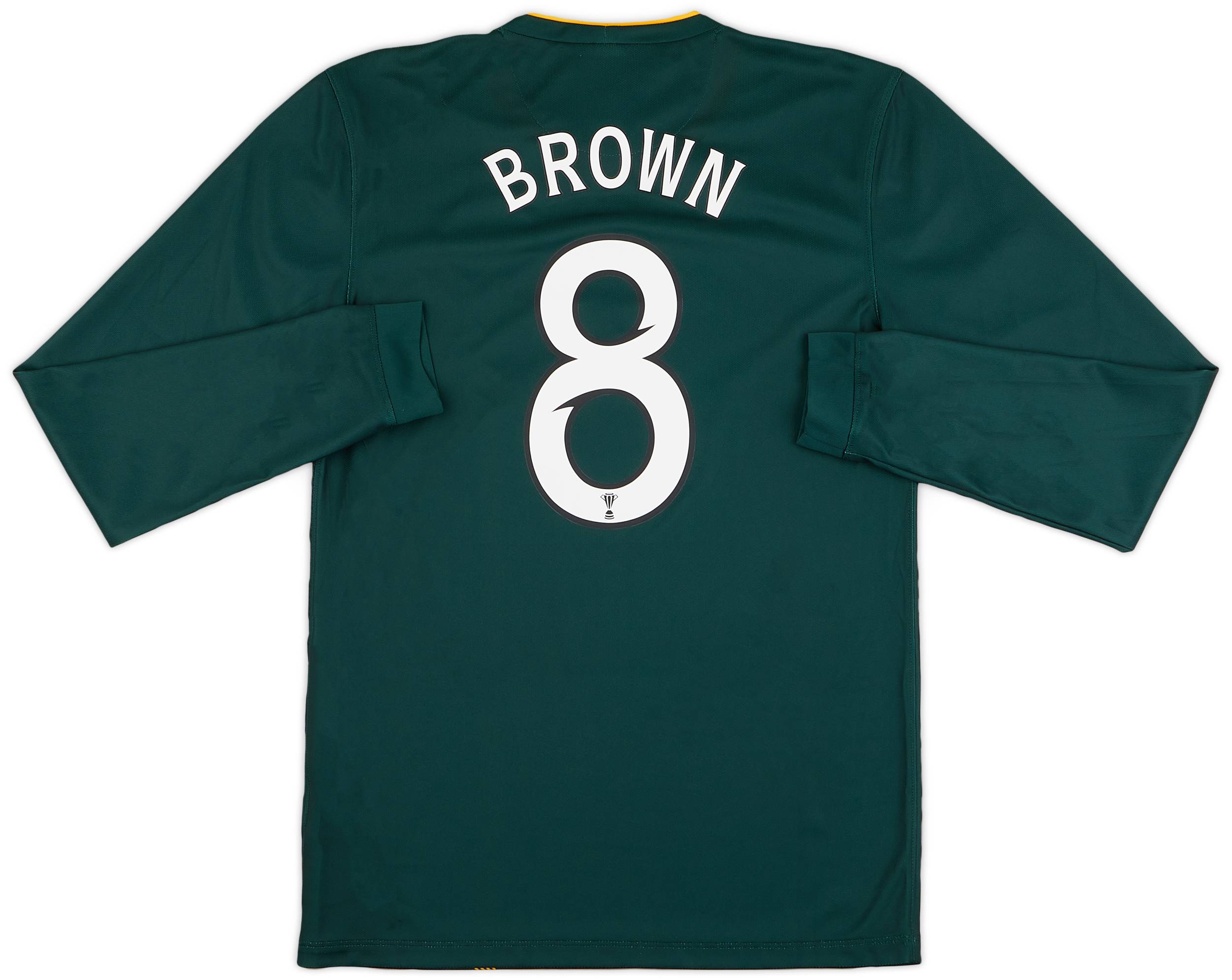 Brown New Celtic Kit Scott Brown Signed Celtic In A Row