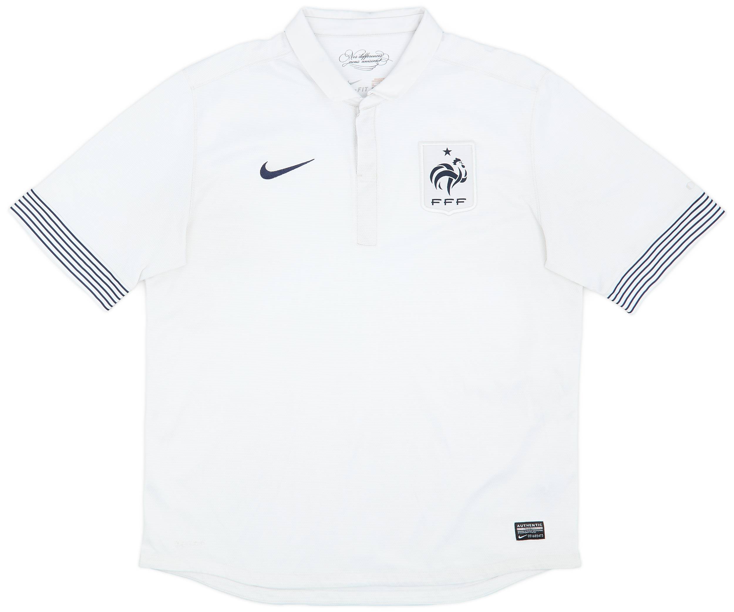 2012-13 France Away Shirt - 6/10 - (XL)