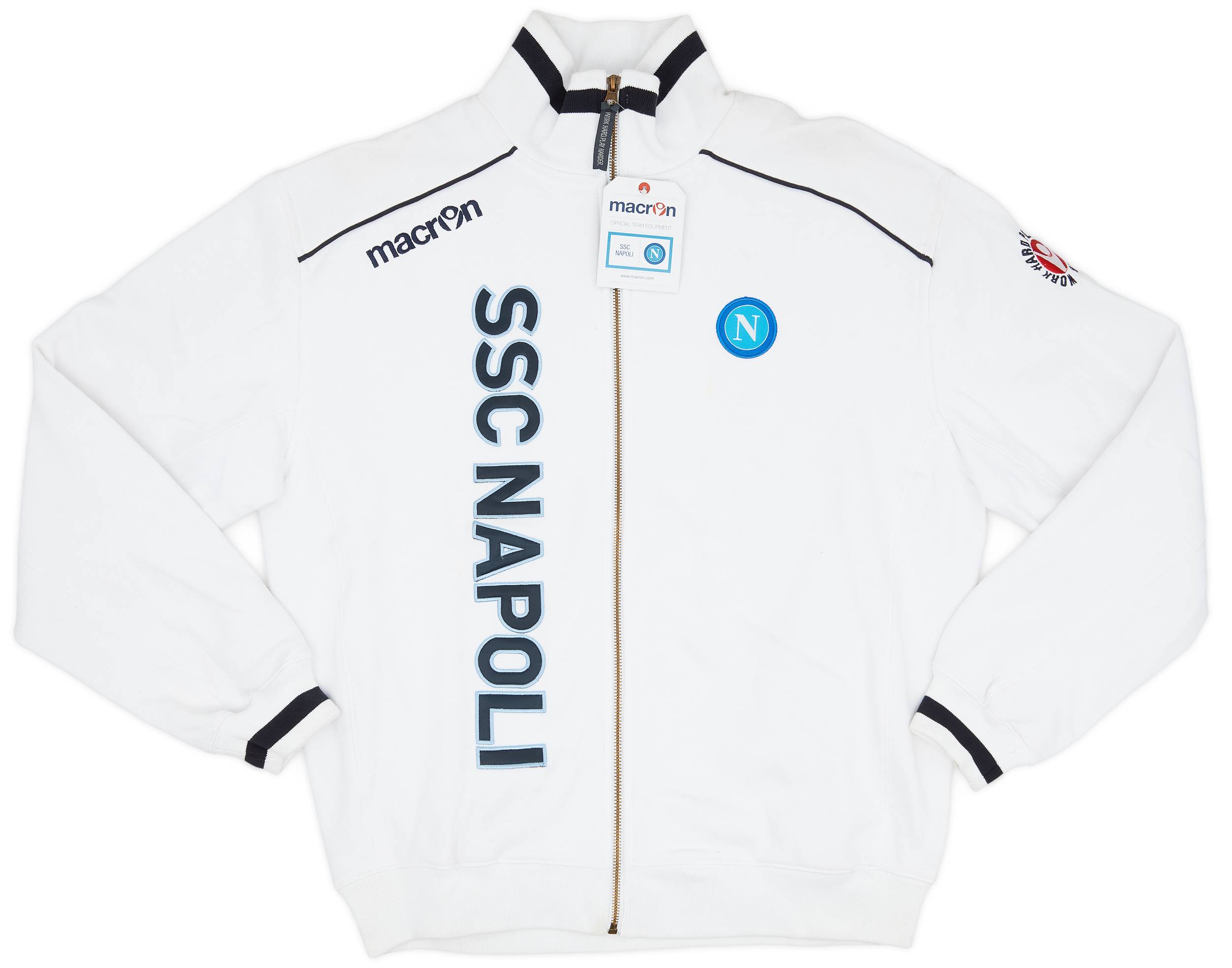 2011-12 Napoli Macron Track Jacket (L)