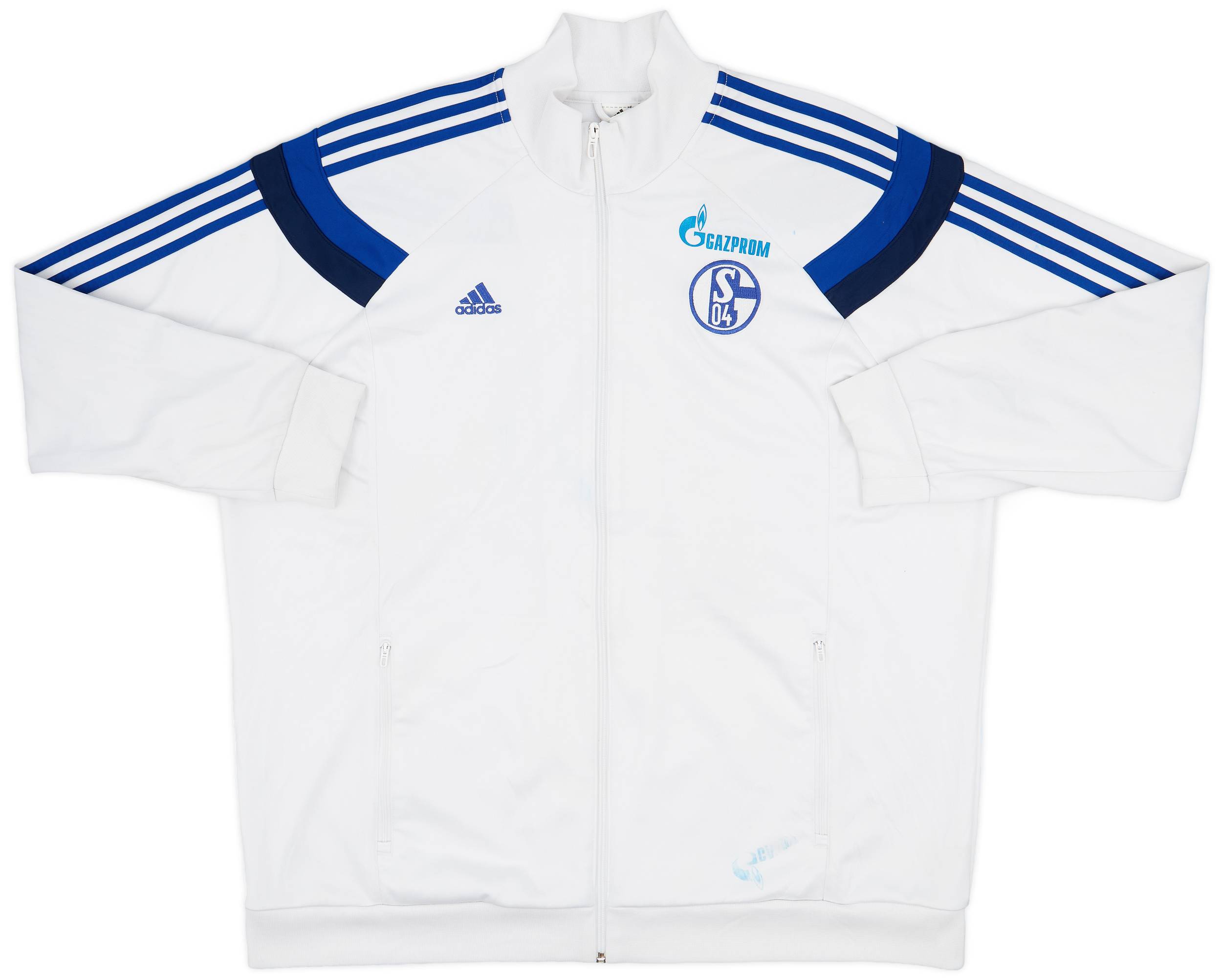 2014-15 Schalke adidas Track Jacket - 7/10 - (XXL)