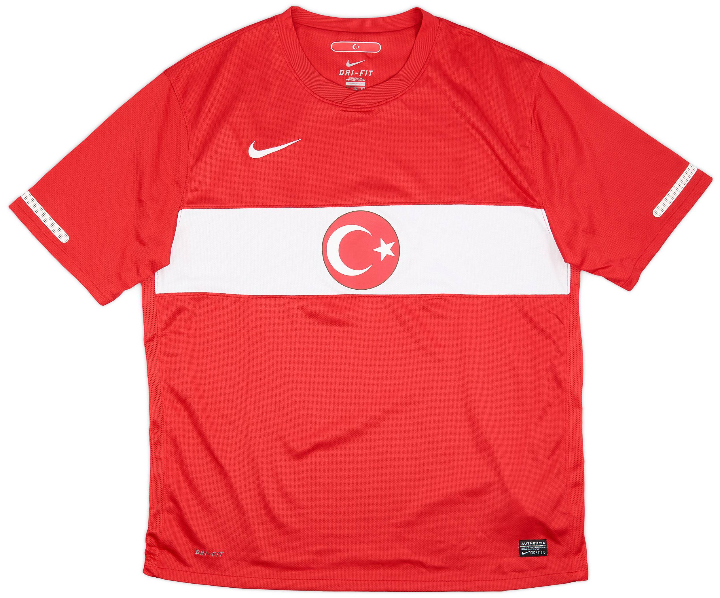 2010-11 Turkey Home Shirt - 8/10 - (XXL)