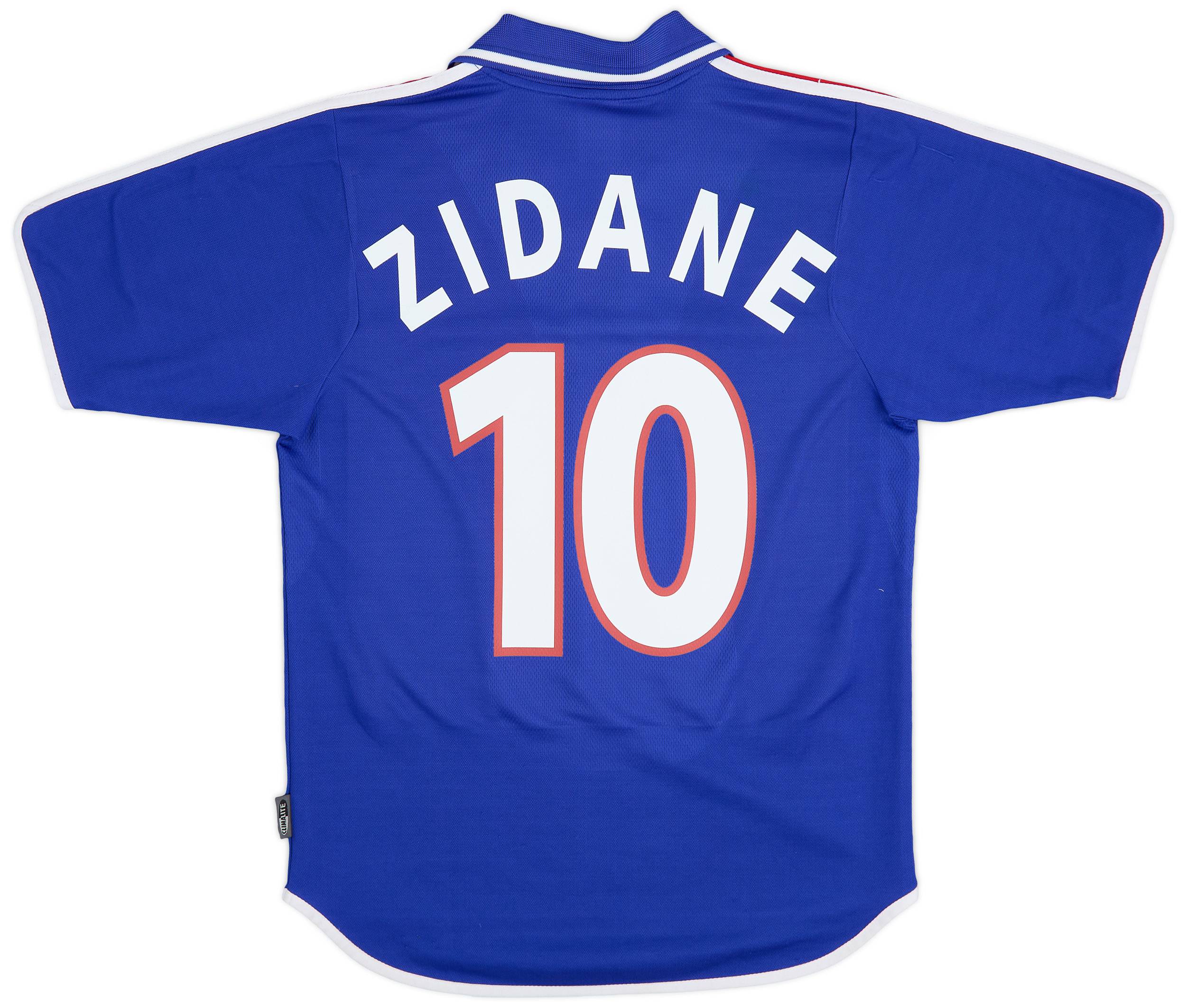 2000-02 France Home Shirt Zidane #10 - 8/10 - (S)