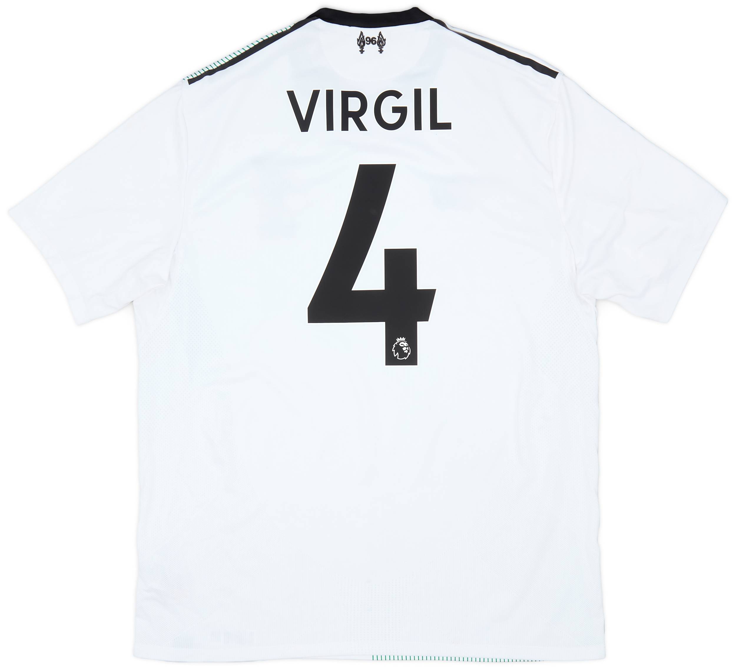 2017-18 Liverpool Away Shirt Virgil #4 - 6/10 - (L)