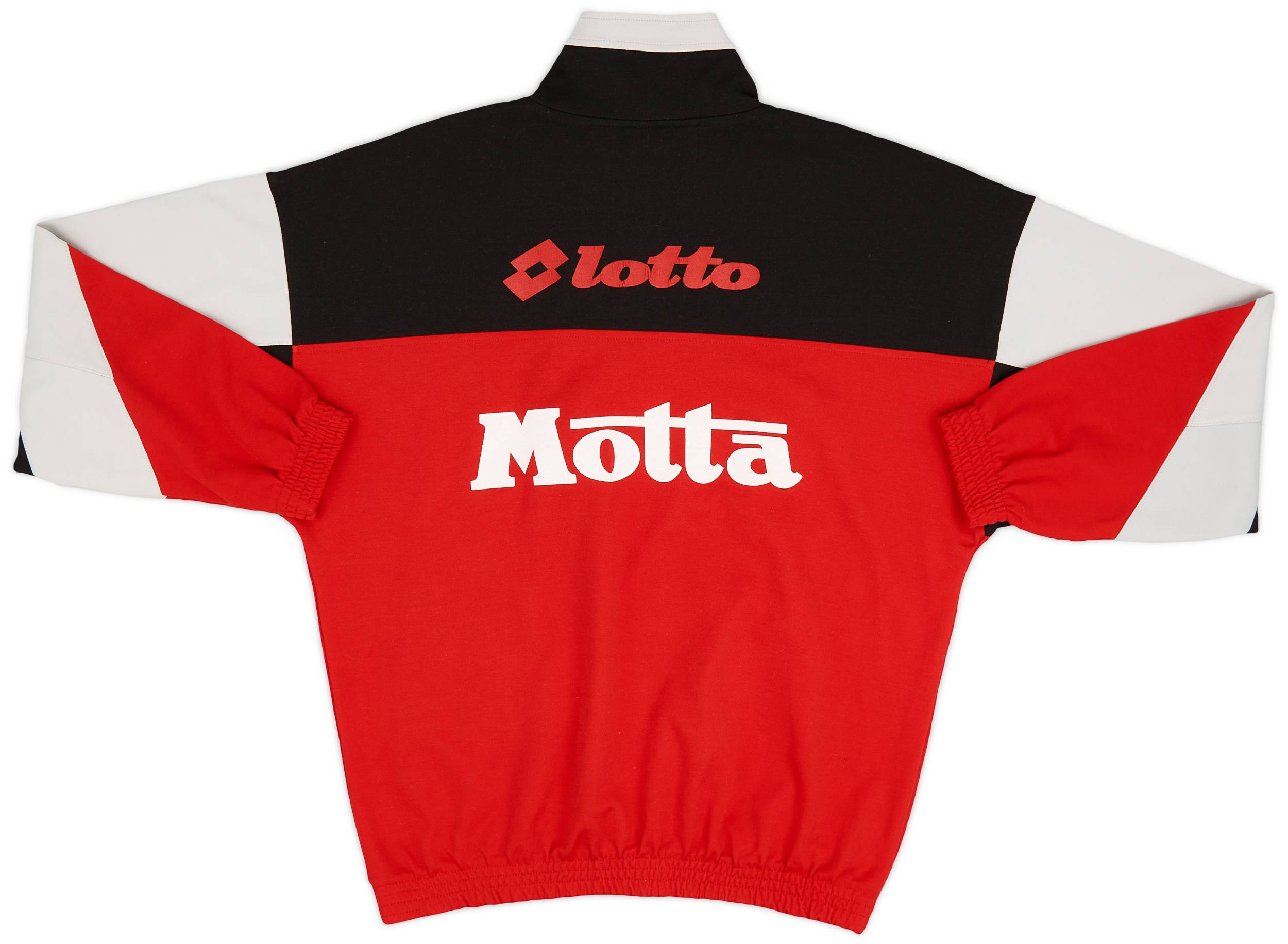 1993-94 AC Milan Lotto 1/4 Zip Training Top - 9/10 - (S)