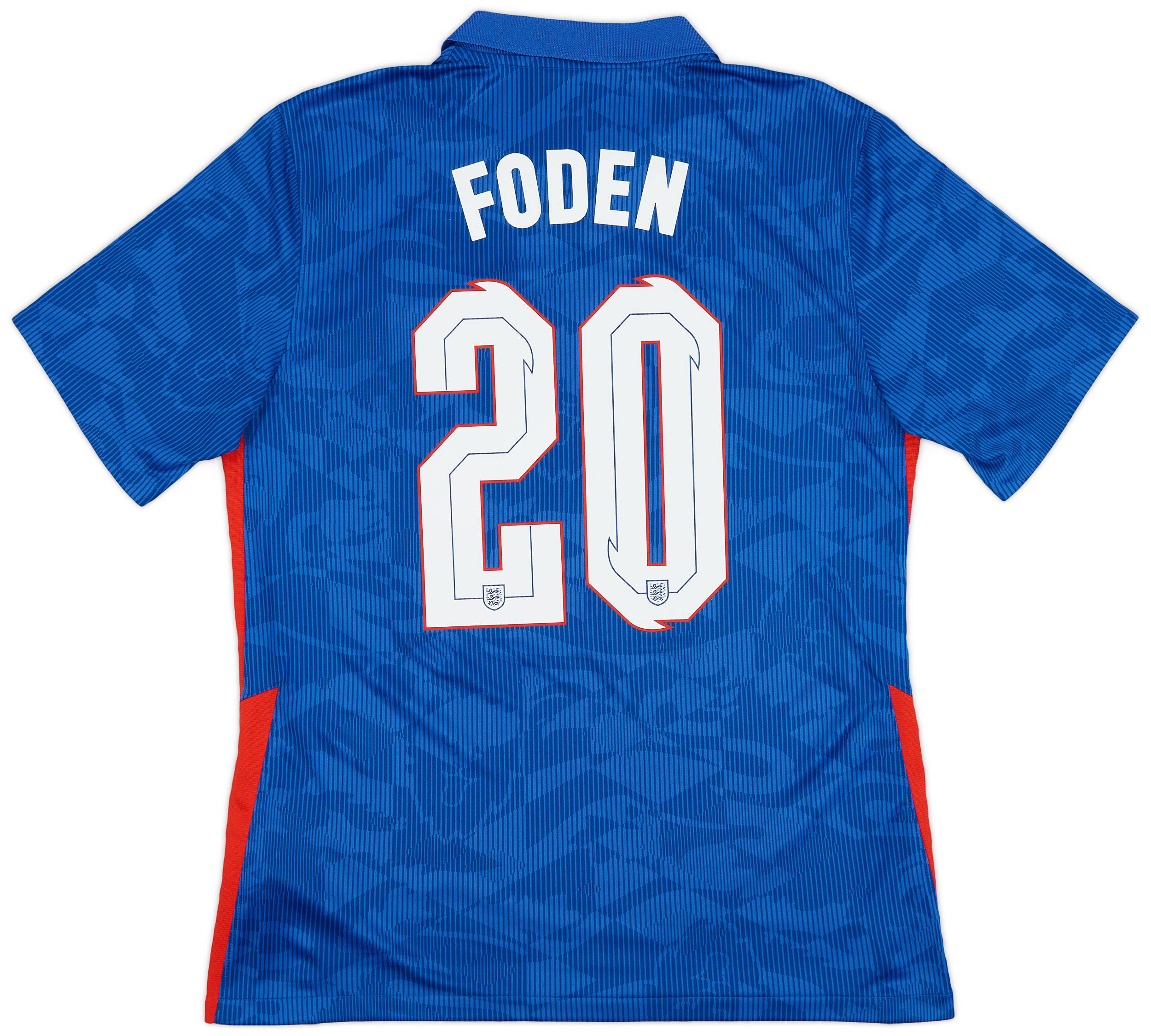 2020-21 England Away Shirt Foden #20 - 9/10 - (M)