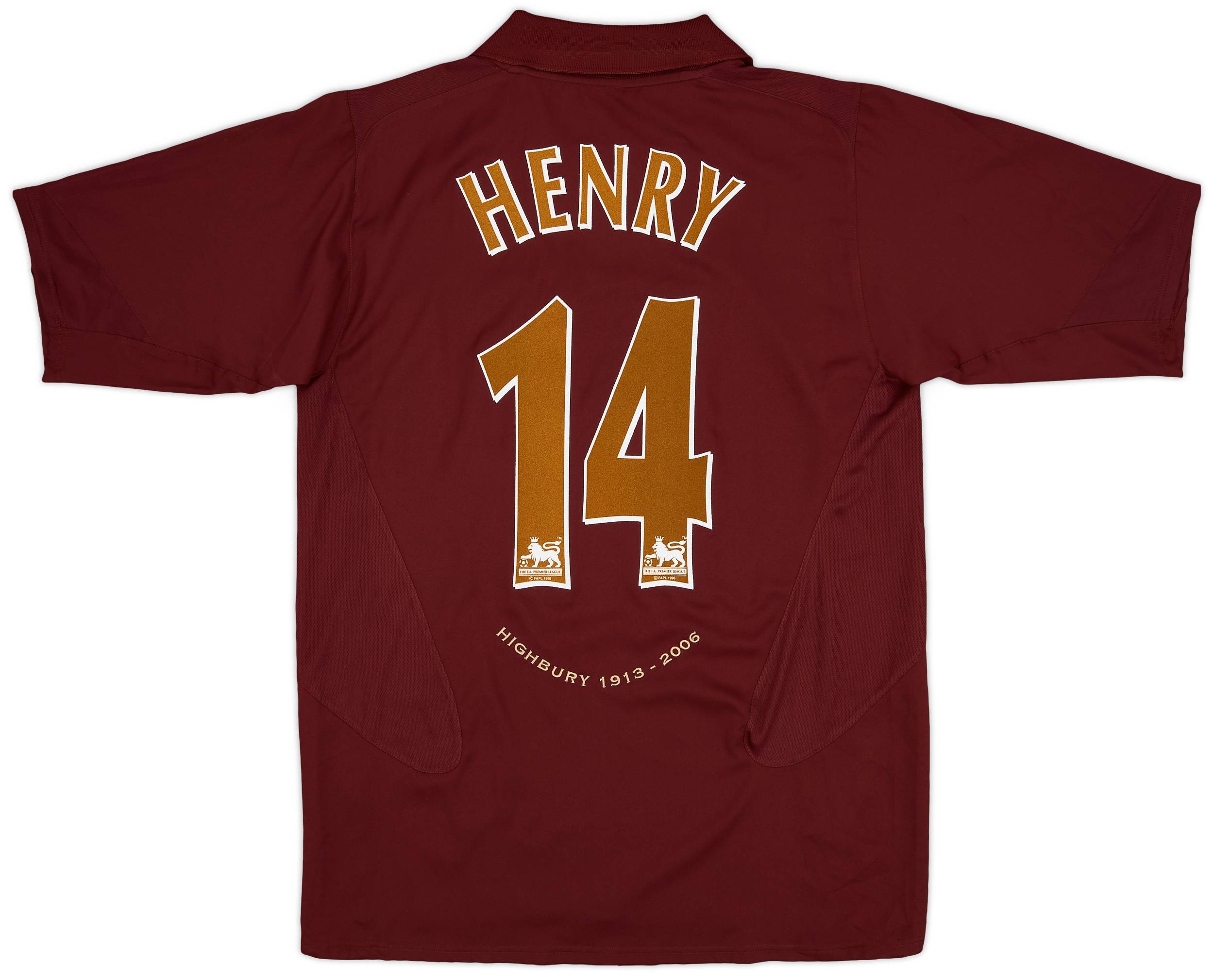 2005-06 Arsenal Home Shirt Henry #14 (L)