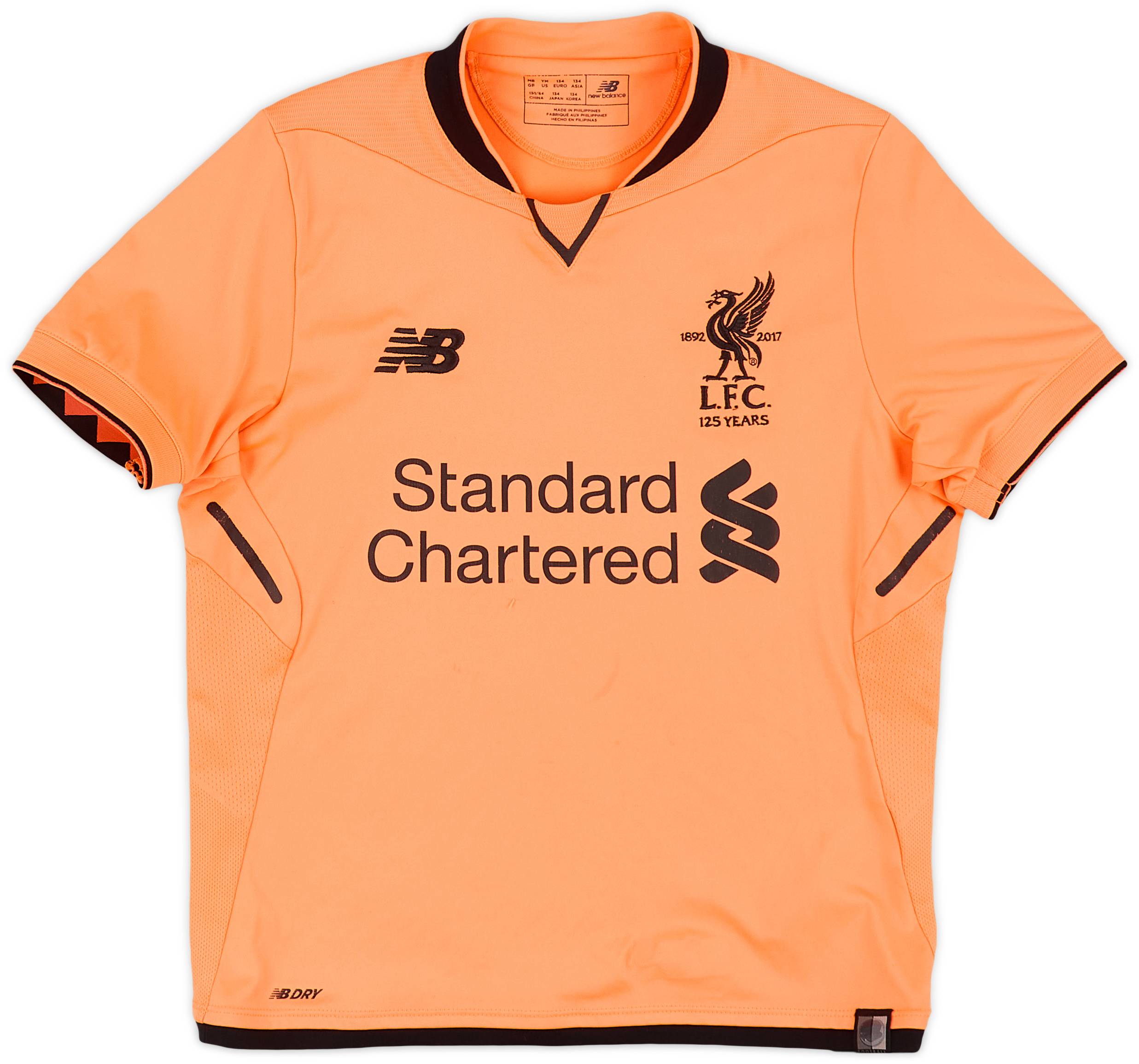 2017-18 Liverpool 125 Years Third Shirt - 7/10 - (M.Boys)