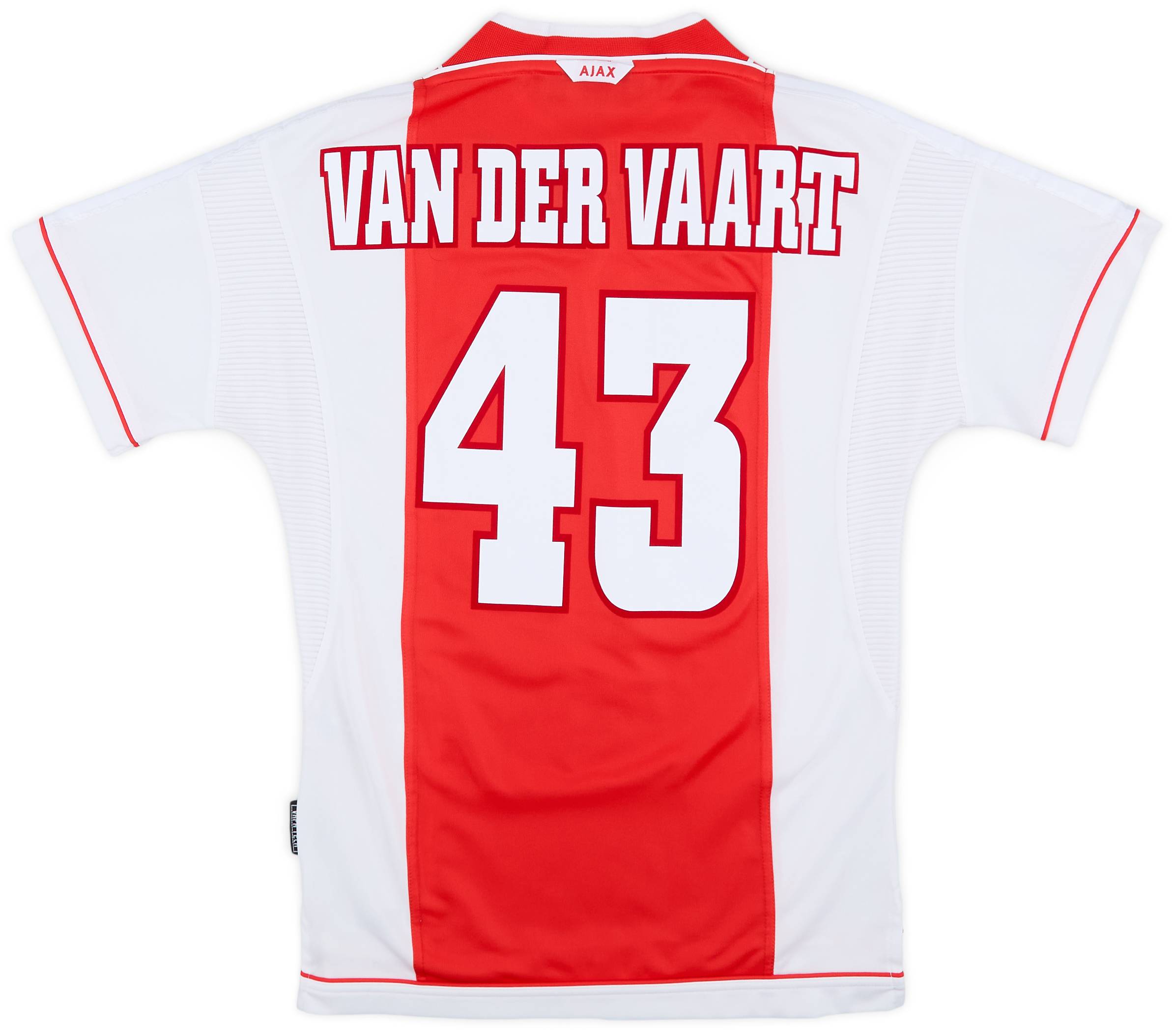 1999-00 Ajax Home Shirt Van Der Vaart #43 - 10/10 - (S)