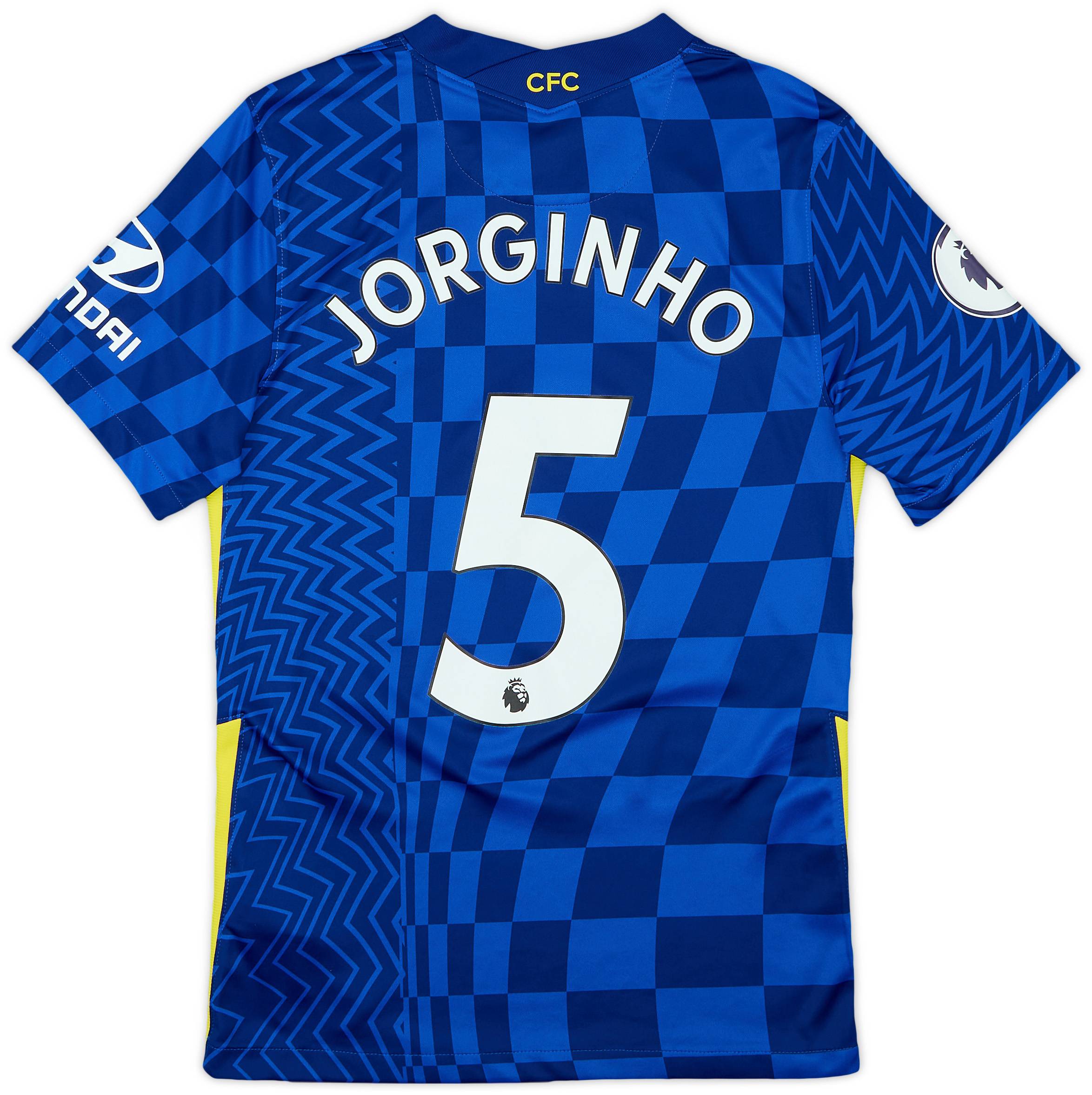 2021-22 Chelsea Home Shirt Jorginho #5 - 9/10 - (S)