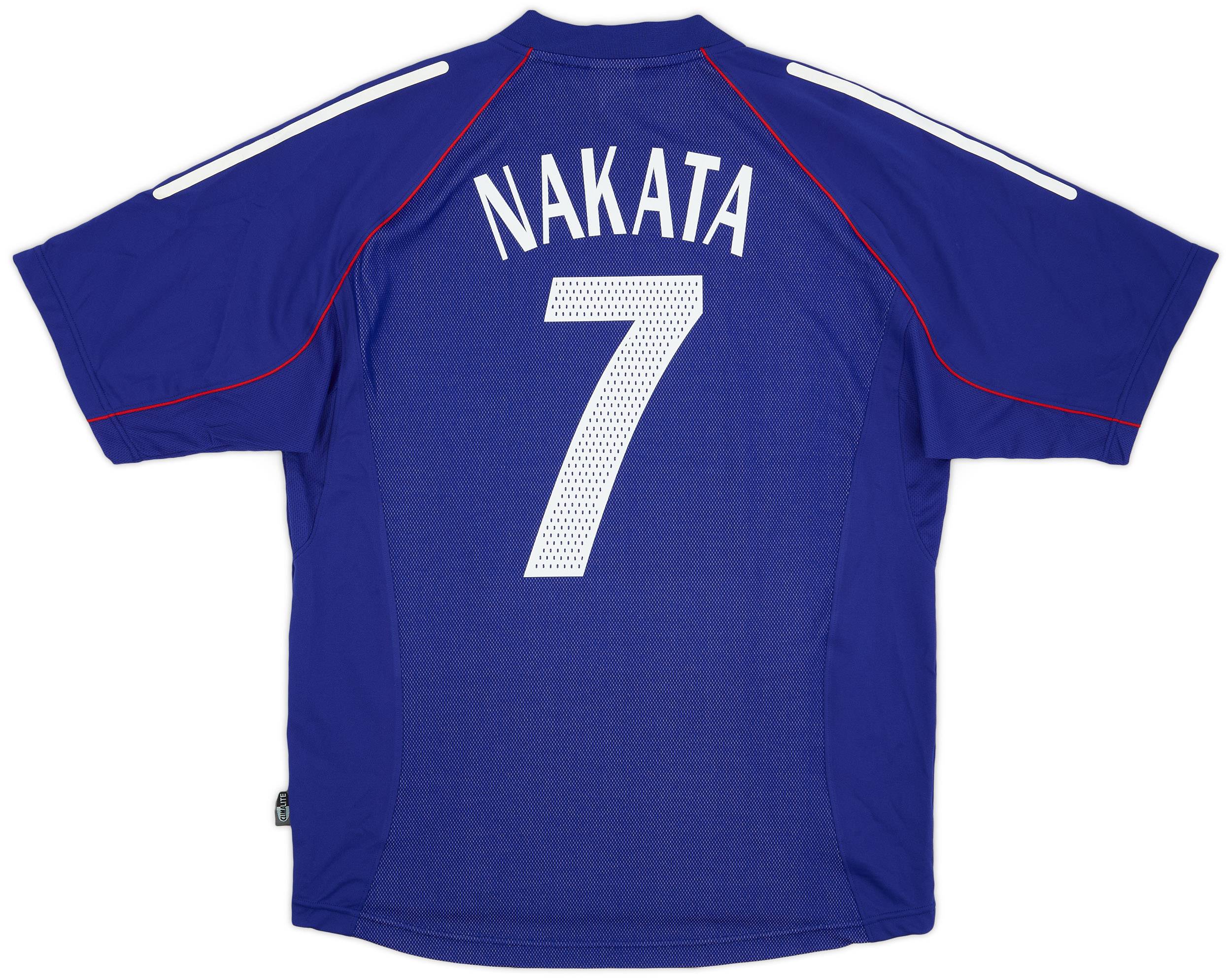 新品、未使用！2002日本代表 NAKATA 7 ワールドカップシャツ 半袖 2002-04 Japan Home Shirt Nakata #7 (L)