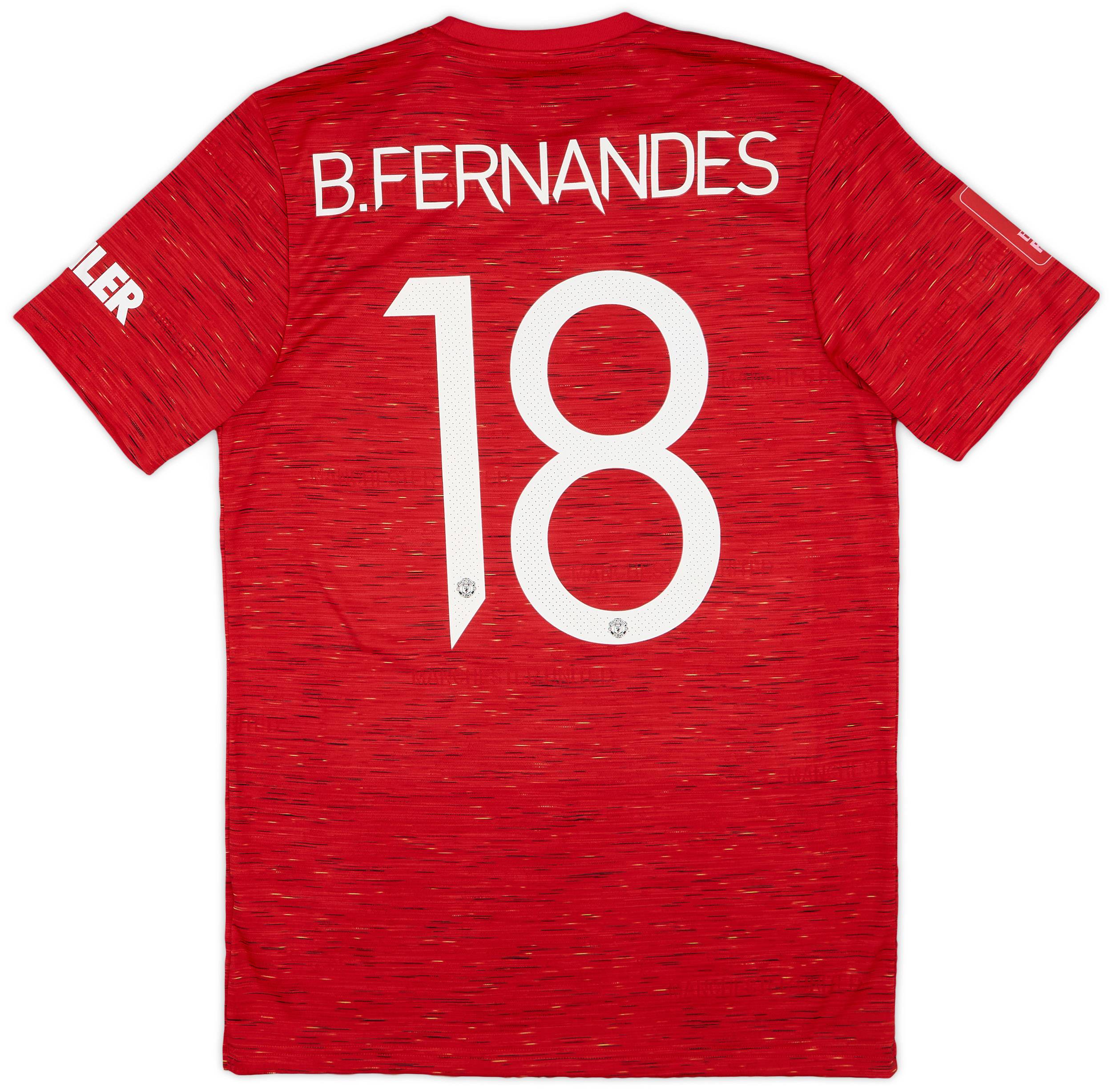 2020-21 Manchester United Home Shirt B.Fernandes #18 (M)