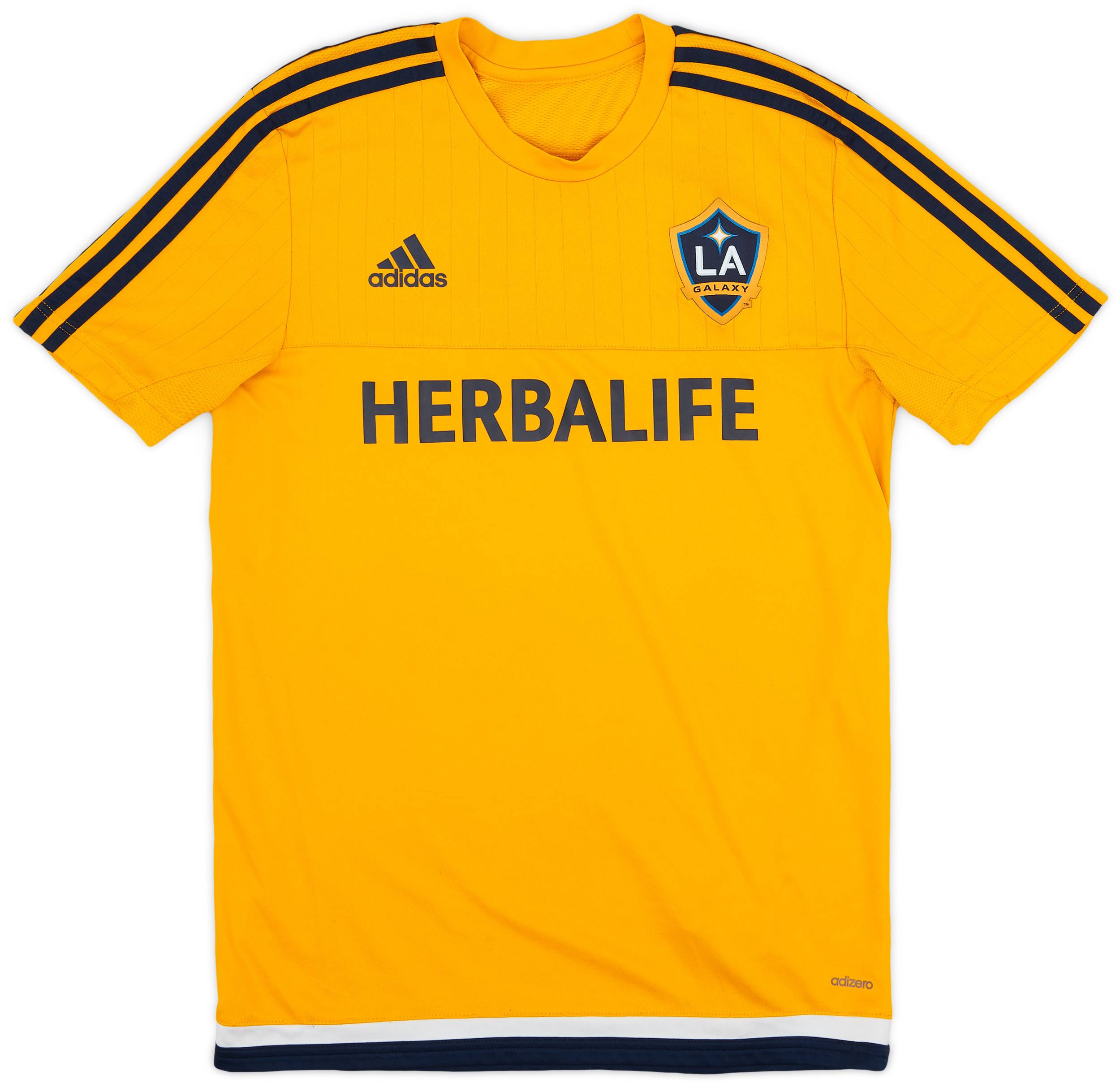 2014 15 LA Galaxy adizero Training Shirt 7 10 M