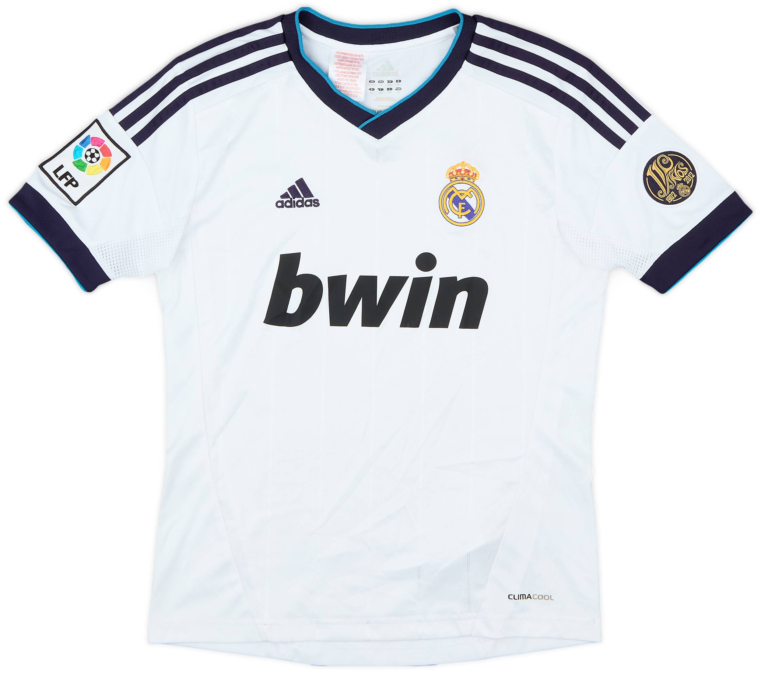 2012-13 Real Madrid Home Shirt - 8/10 - (M.Boys)