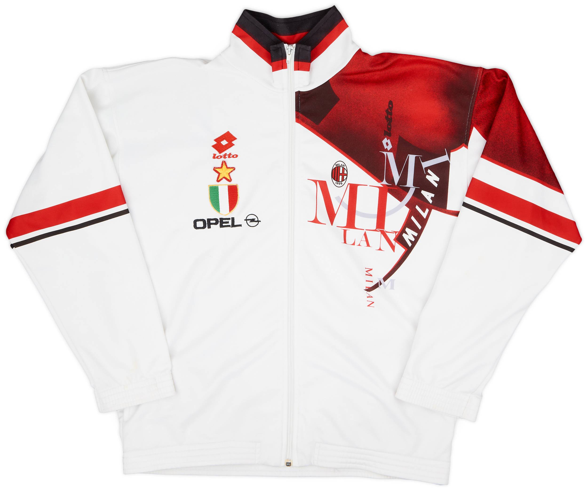 1993-94 AC Milan Lotto Track Jacket - 7/10 - (XL)