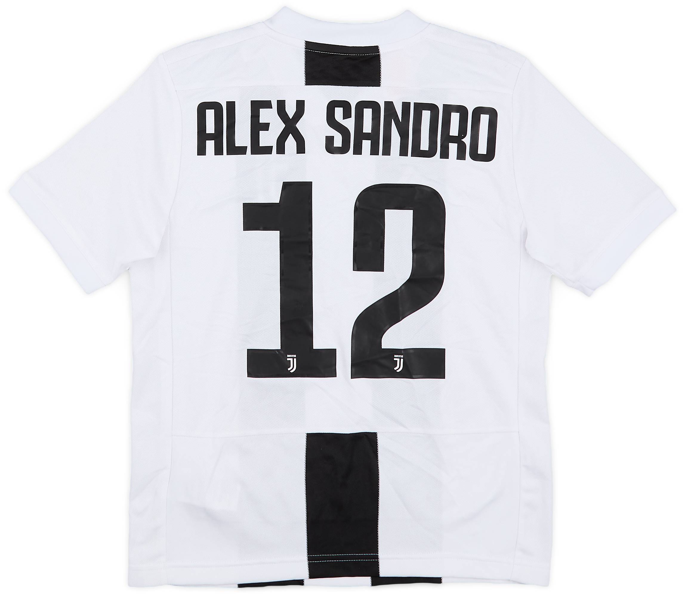 2018-19 Juventus Home Shirt Alex Sandro #12 8/10