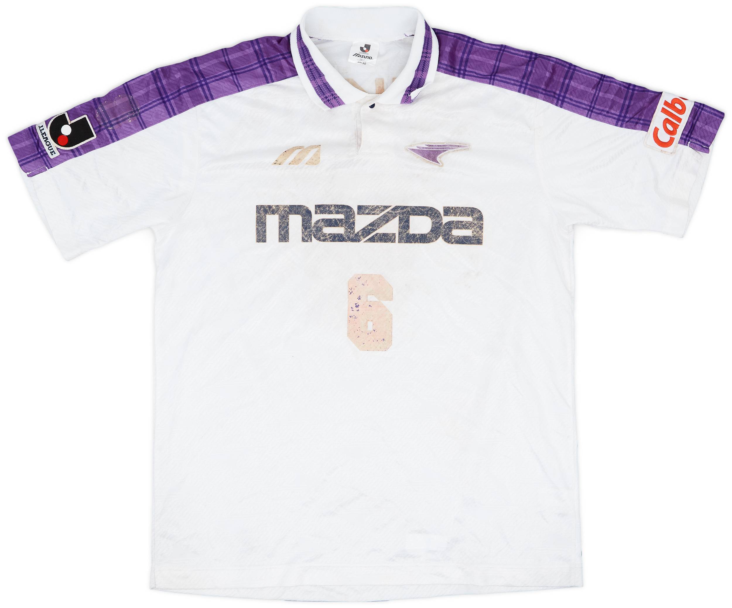 1996-97 Sanfrecce Hiroshima Match Issue Away Shirt #6 (Kojima)