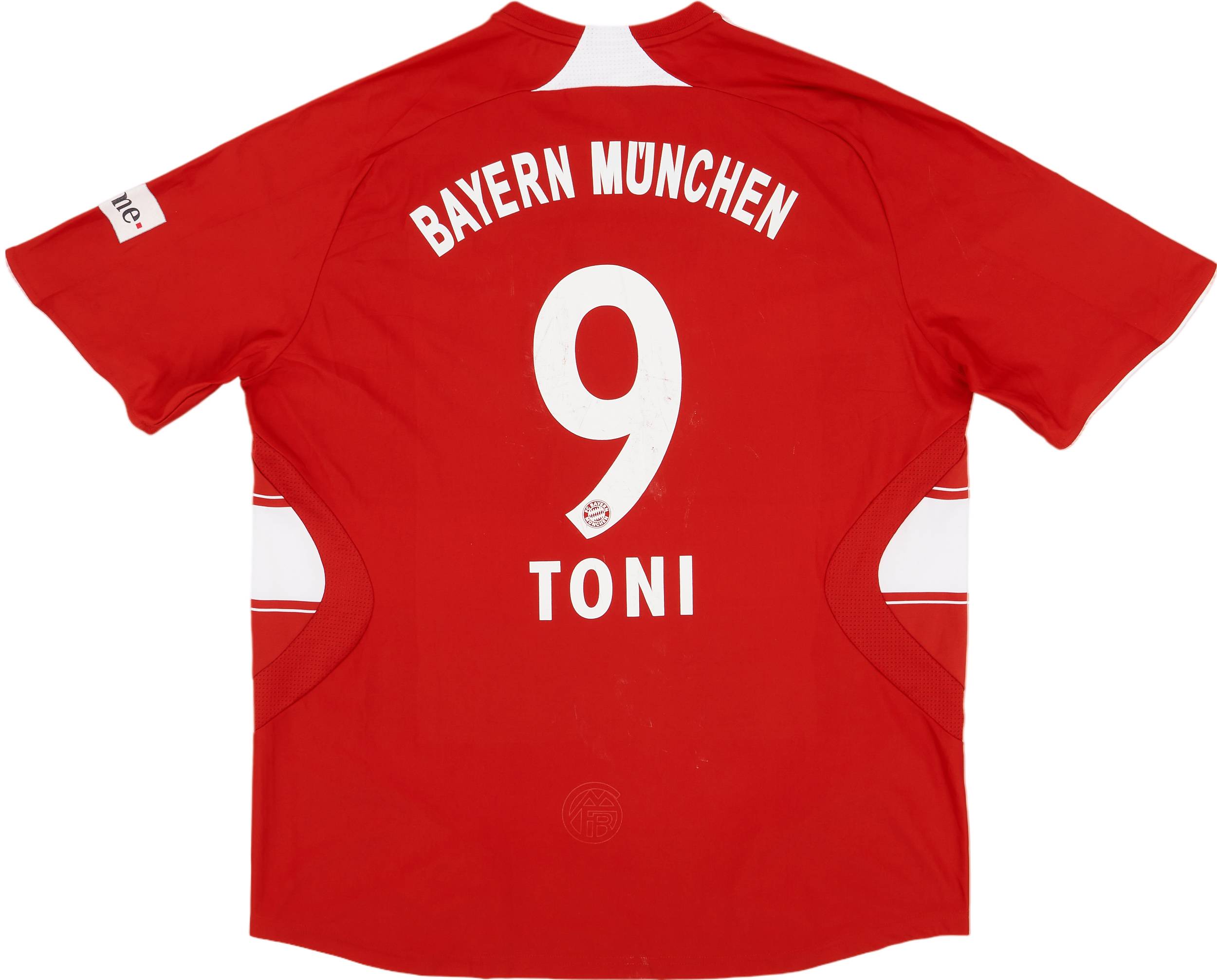 2007-08 Bayern Munich Home Shirt Toni #9 - 4/10 - (XL)