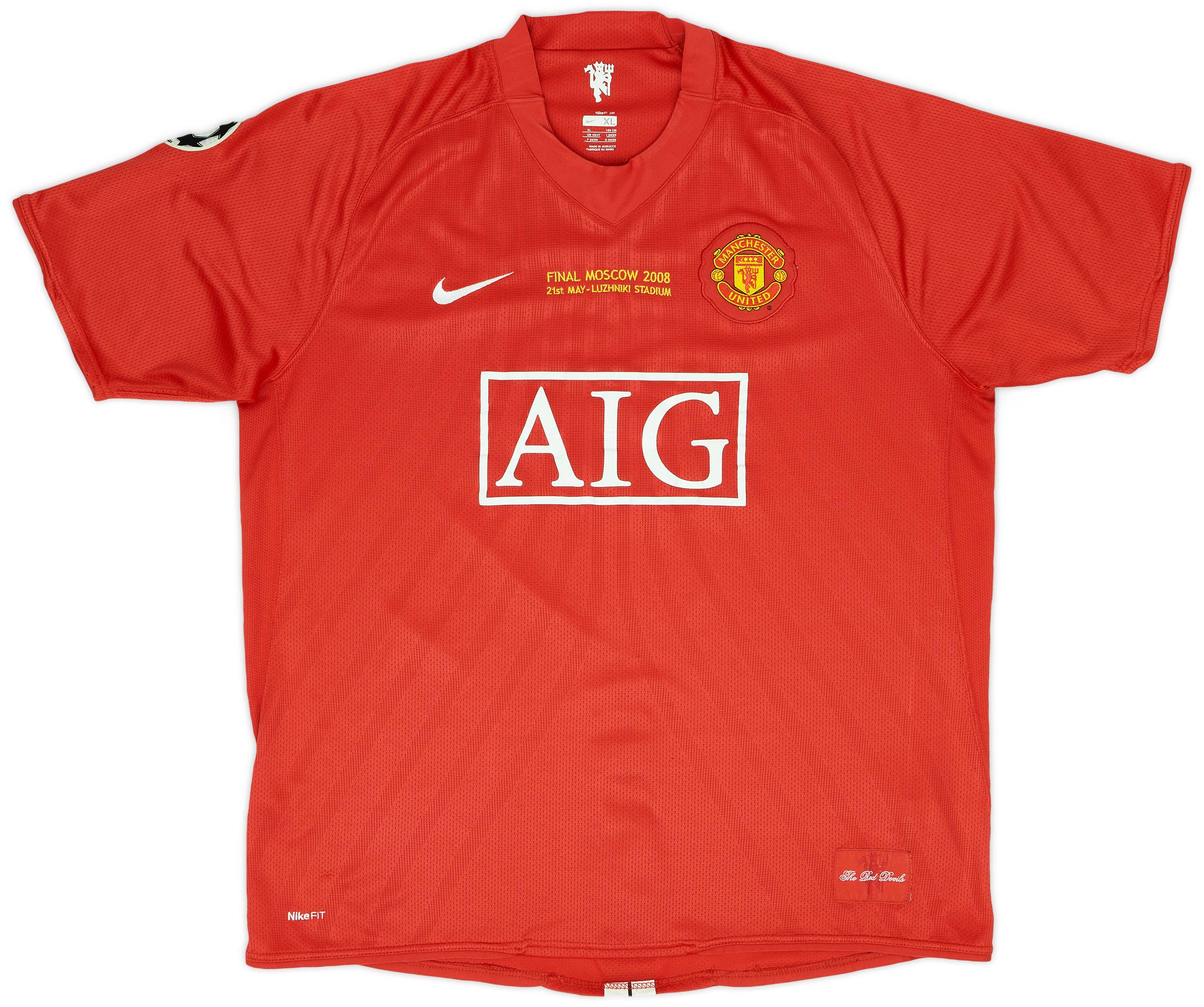 2004-06 Manchester United Home L/S Shirt Ronaldo #7 - 8/10