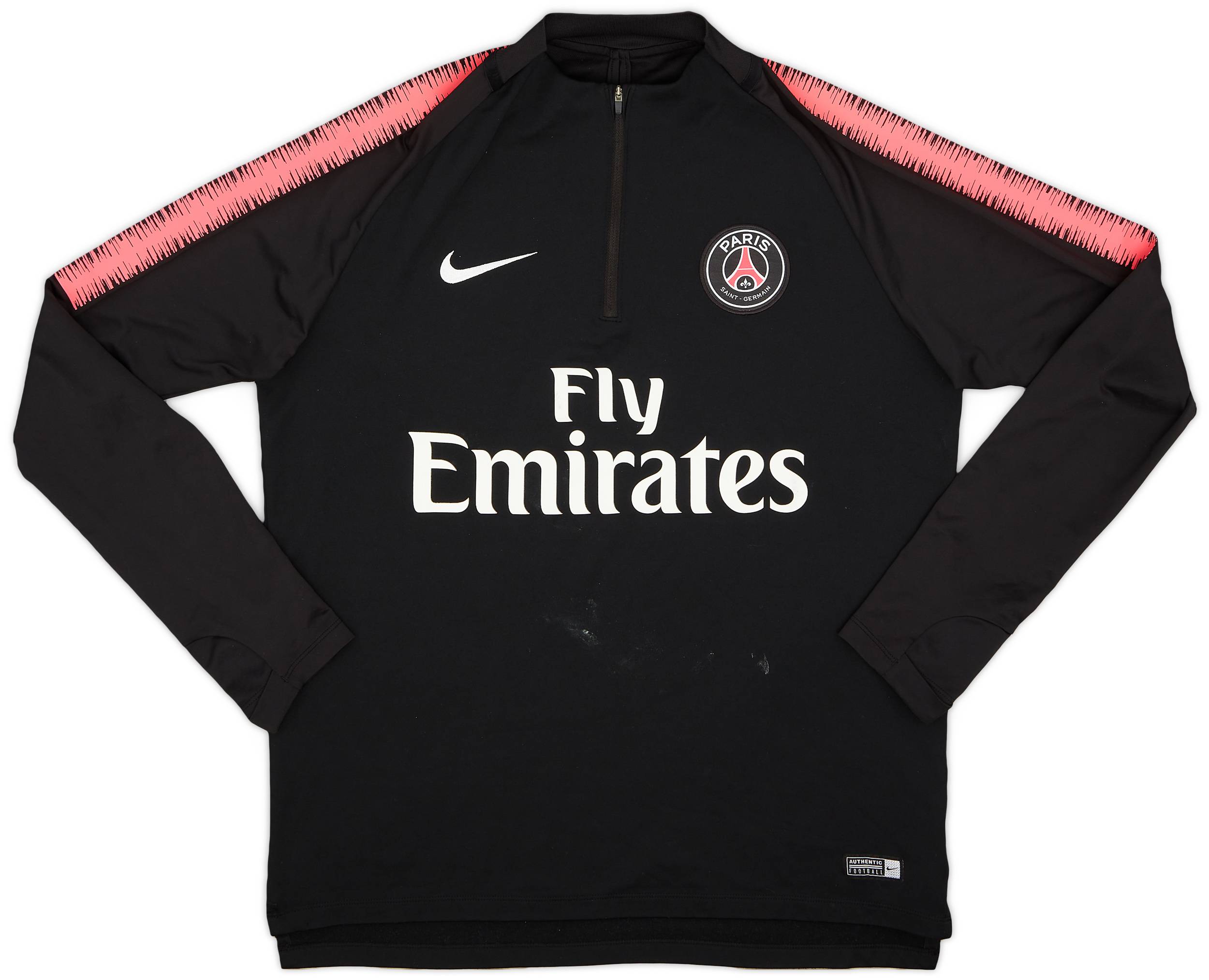 2018 19 Paris Saint Germain Nike 1 4 Zip Drill Top 6 10 L
