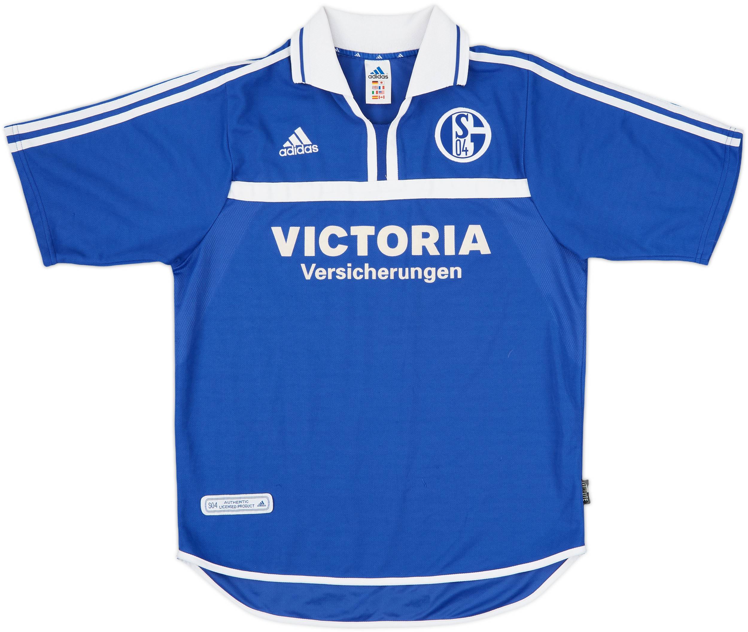 2001-02 Schalke Home Shirt - 9/10 - (M)
