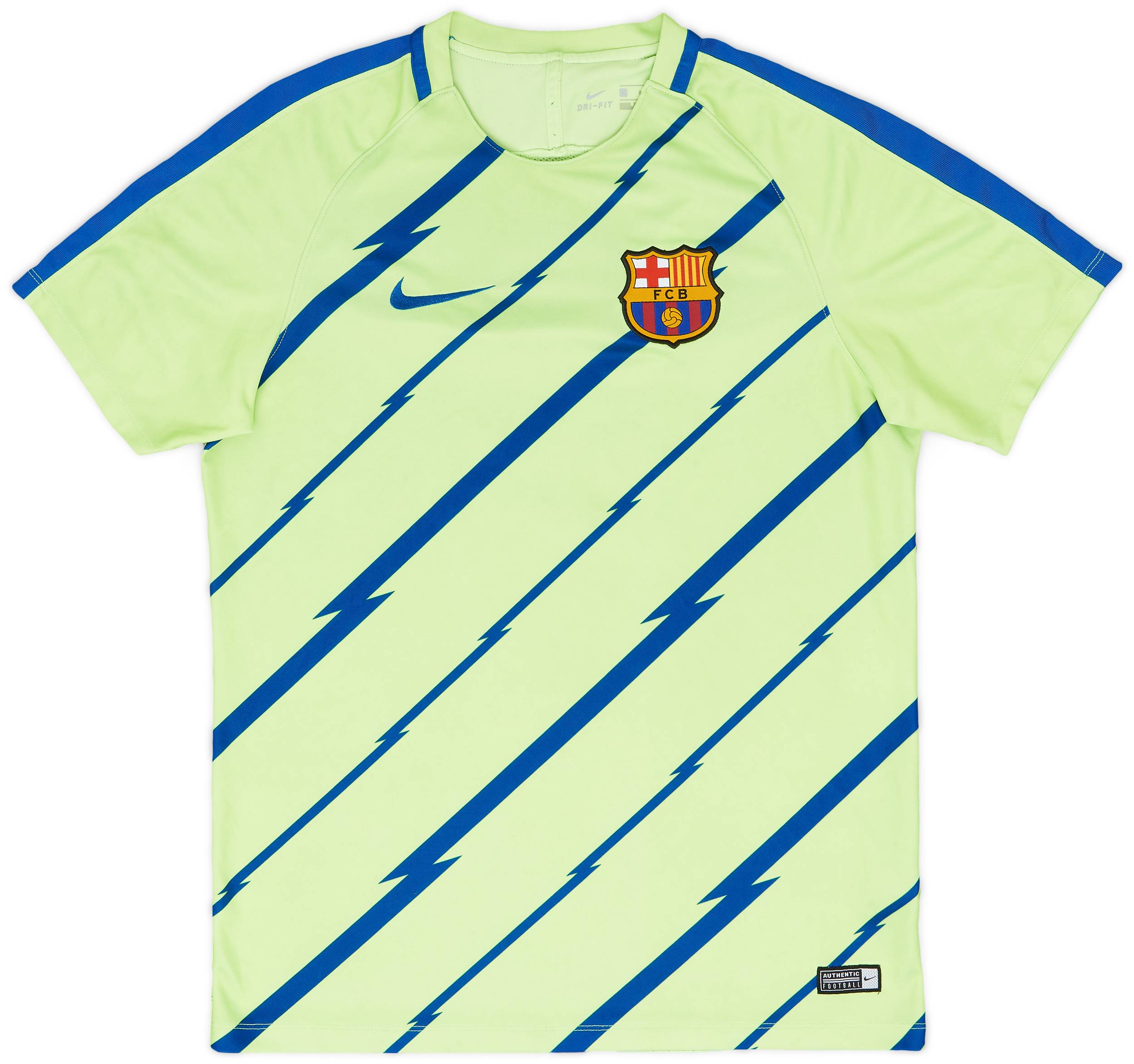 2017-18 Barcelona Nike Training Shirt - 8/10 - (M)
