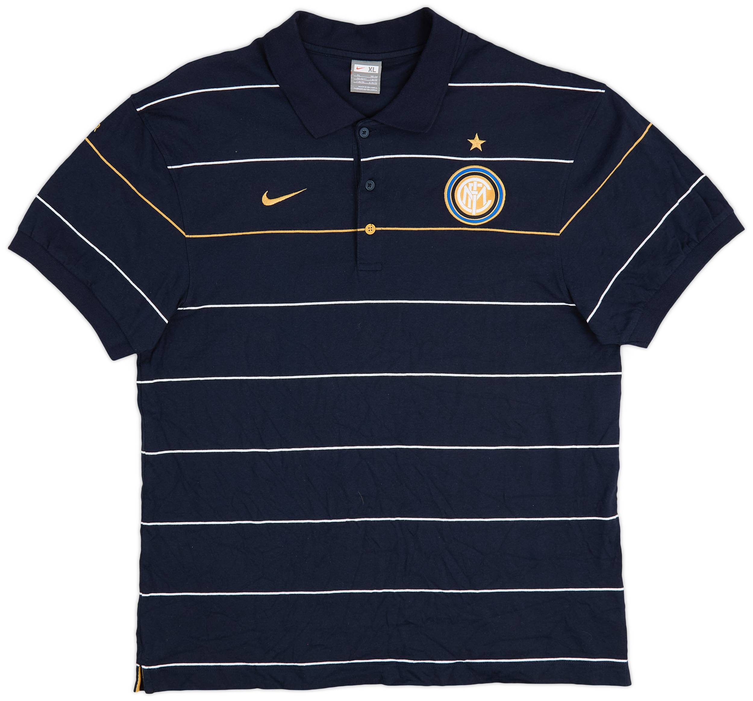 2009 10 Inter Milan Nike Polo Shirt 10 10 XL
