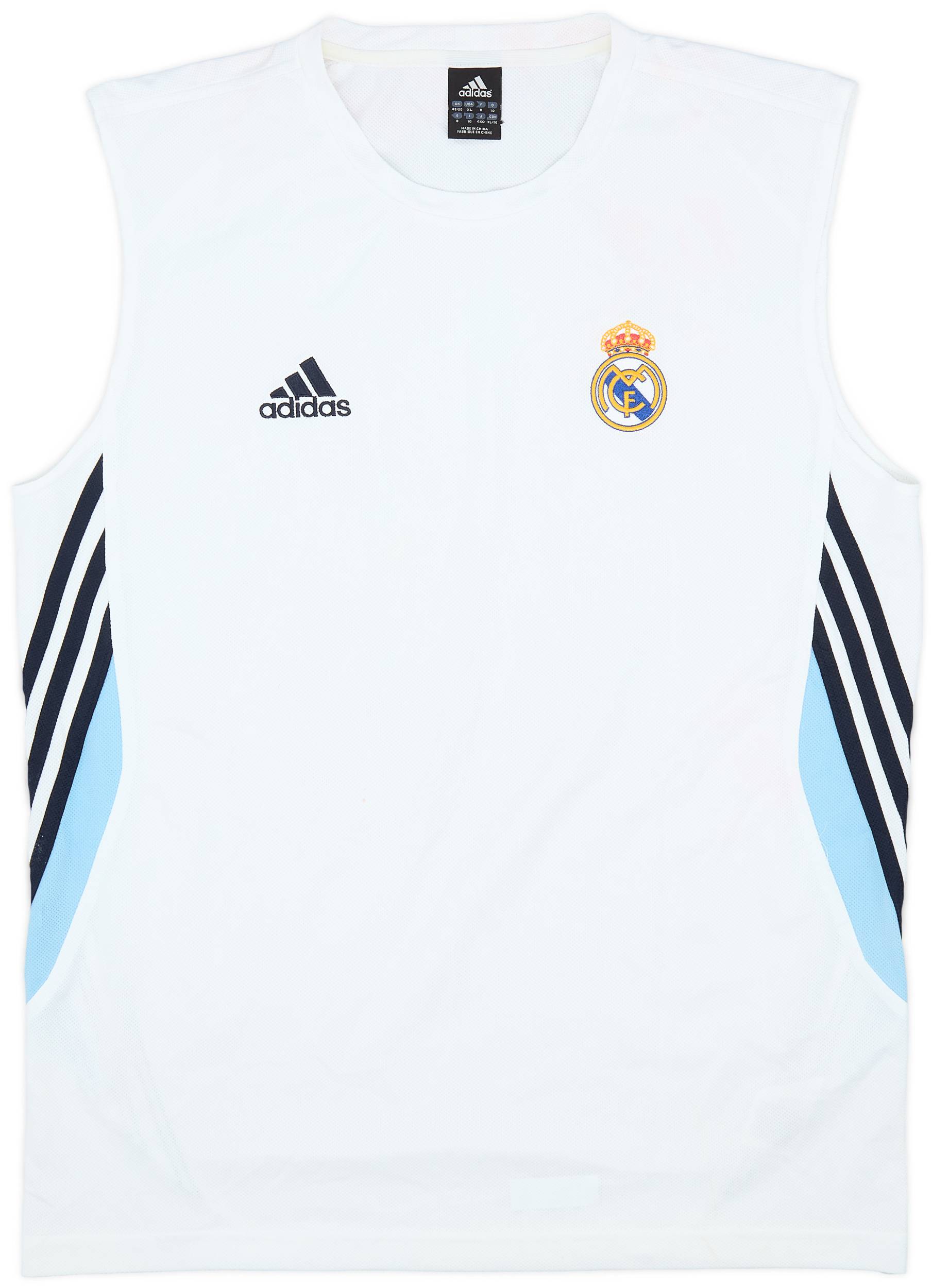 2003 04 Real Madrid adidas Training Vest 7 10 XL