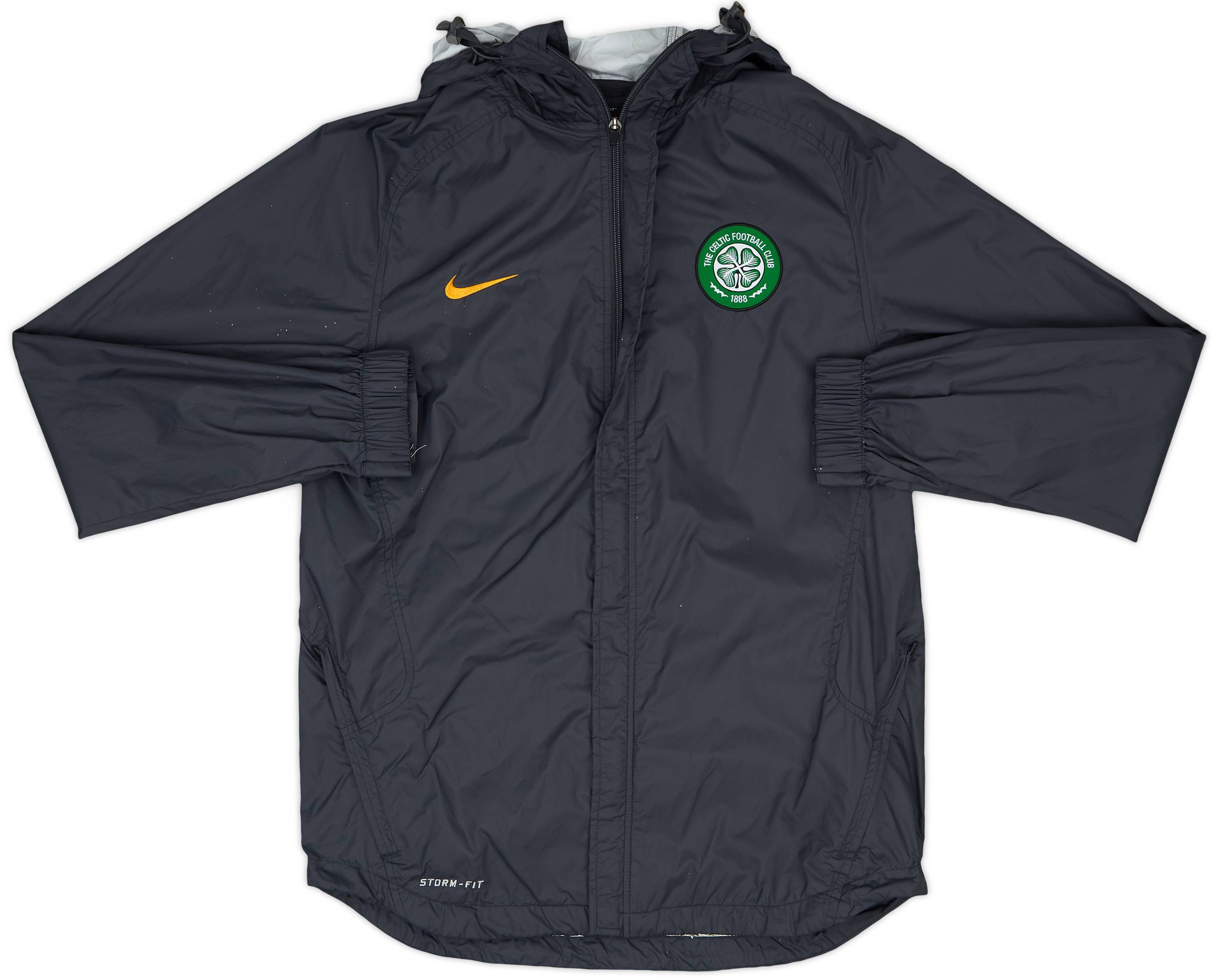 【海外輸入】 Hooded Nike Celtic 2010-11 Rain (M) - 6/10 - Jacket テープ・マスキングテープ